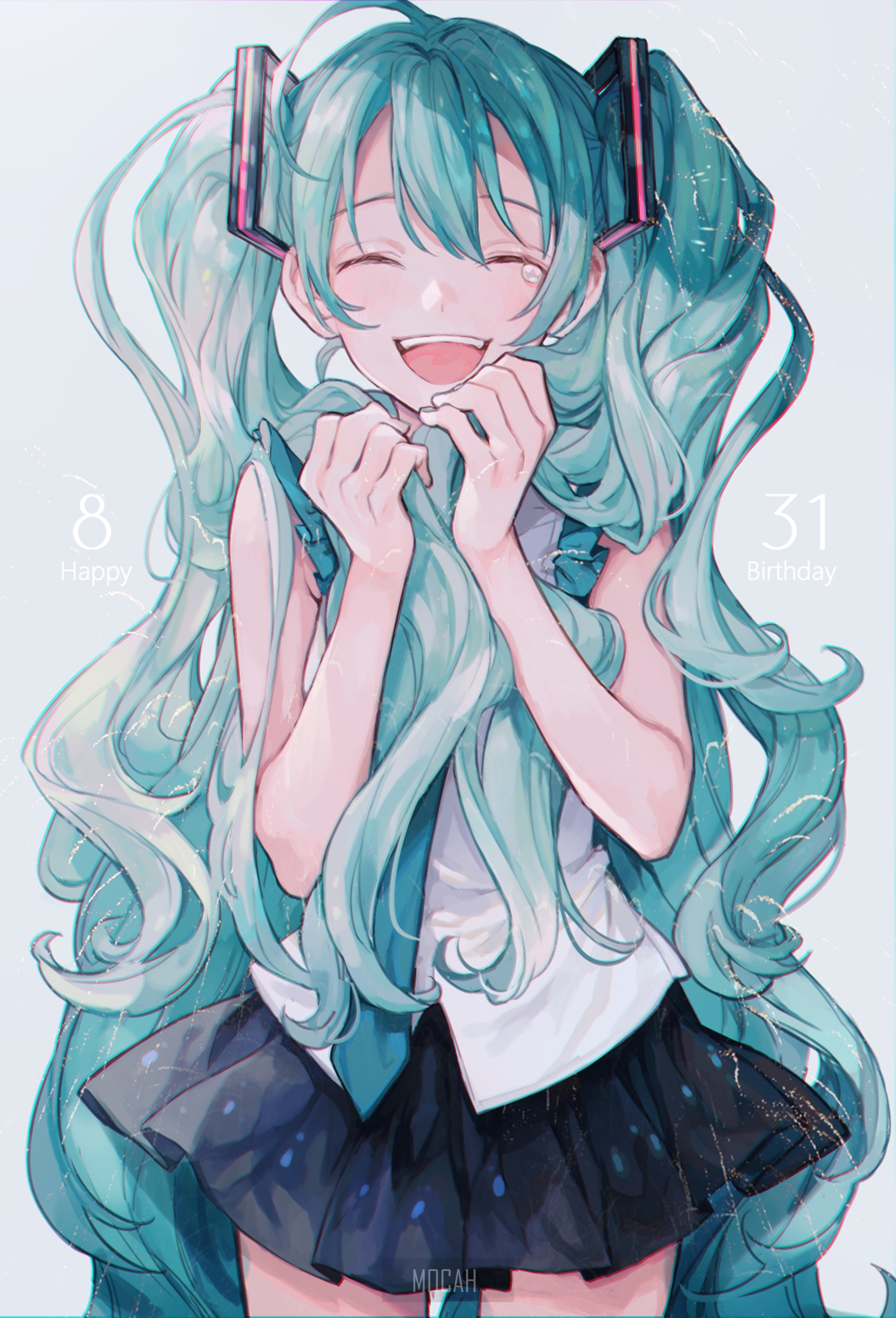 Hatsune Miku from Vocaloid HD Phone Wallpaper