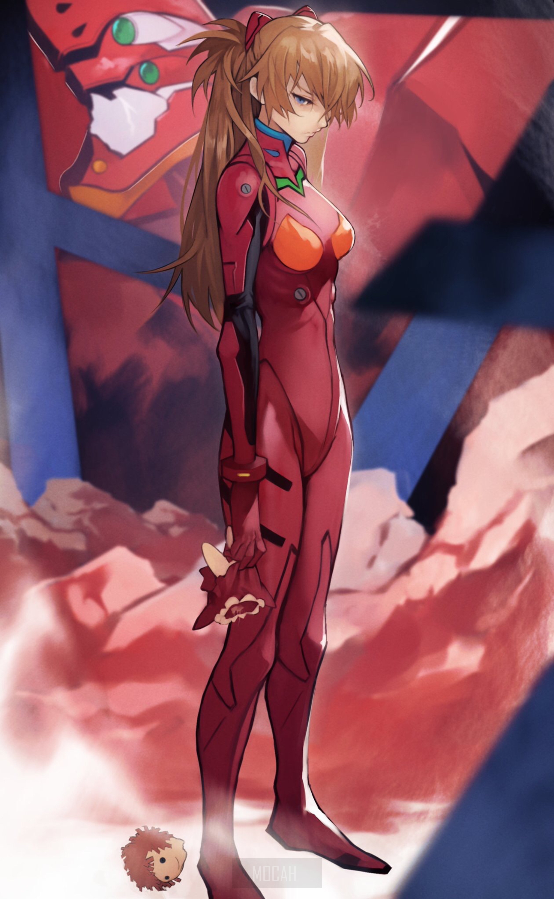 Asuka Langley Soryu from Neon Genesis Evangelion HD Phone Wallpaper