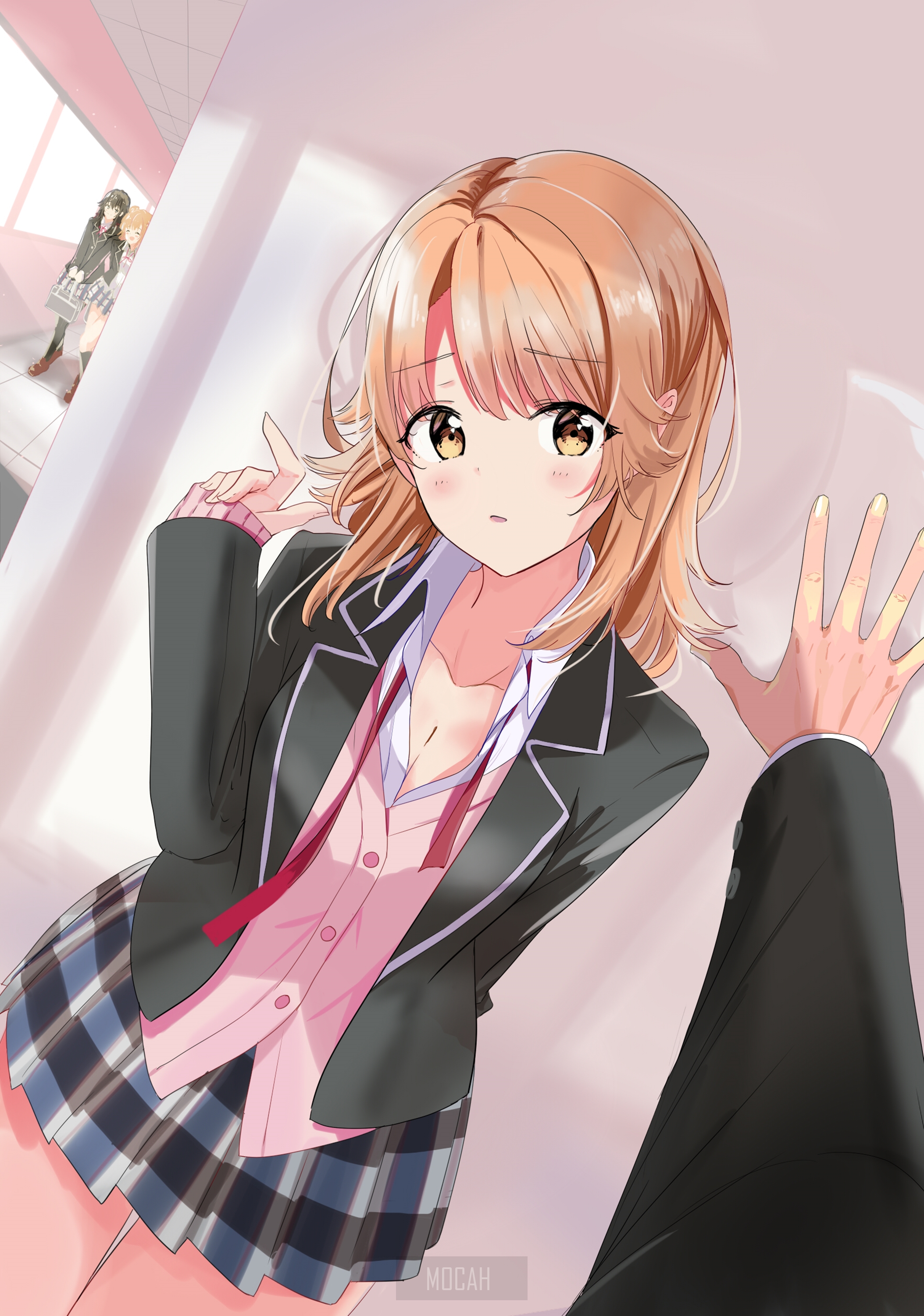 Isshiki Iroha from Yahari Ore no Seishun Love Comedy wa Machigatteiru HD Phone Wallpaper