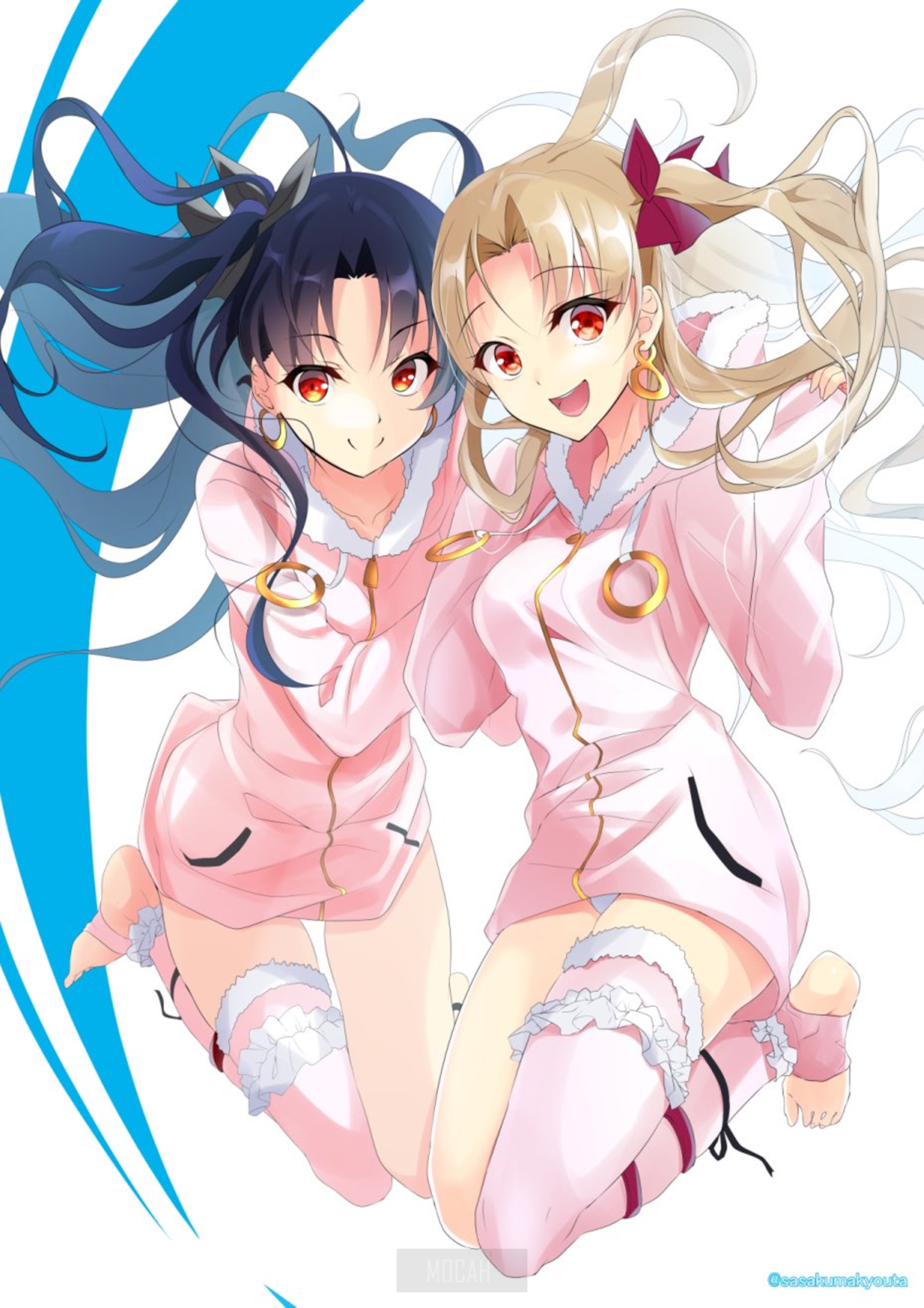 Ishtar and Ereshkigal from Fate/Grand Order HD Phone Wallpaper