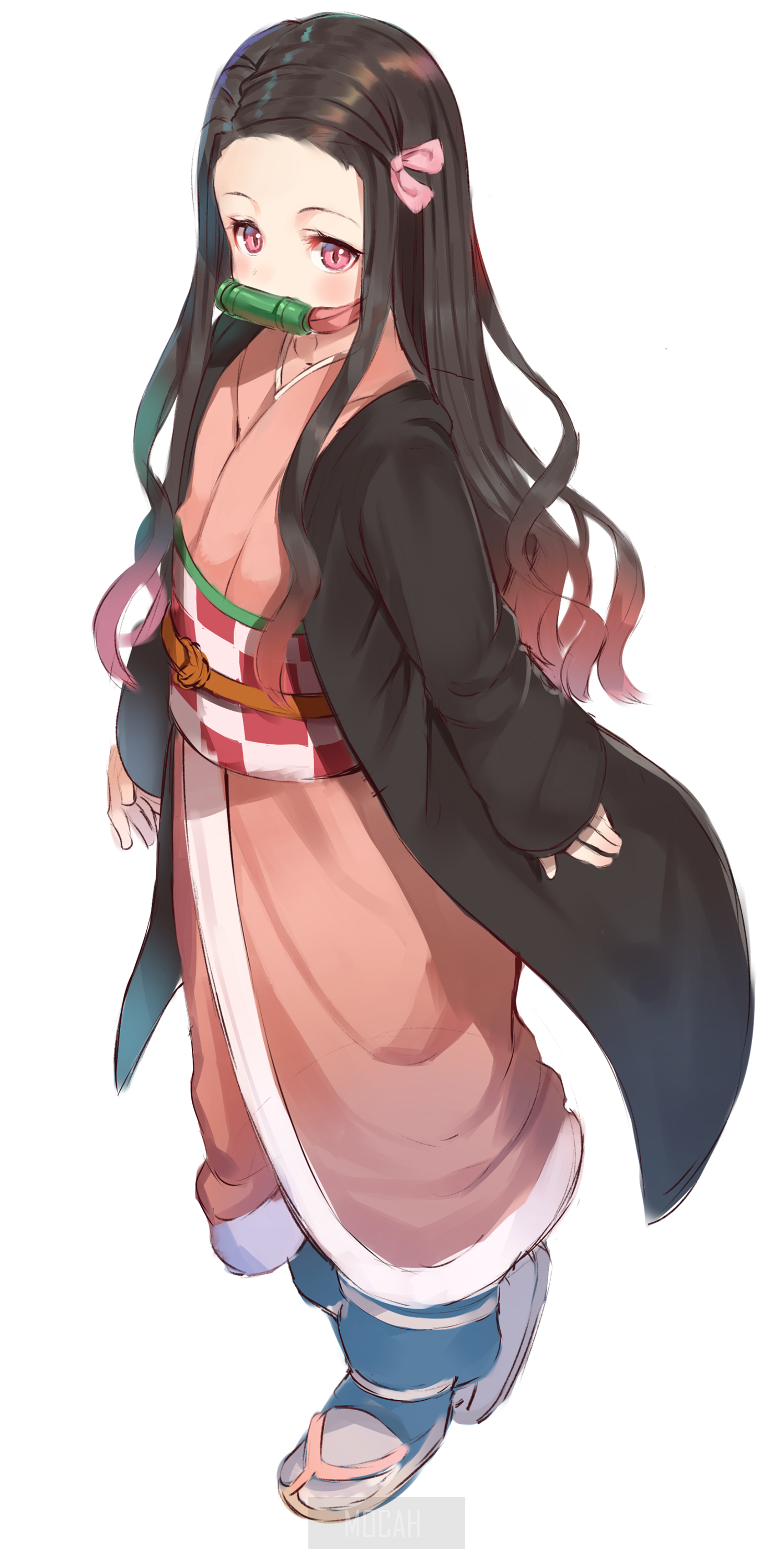 Kamado Nezuko from Kimetsu no Yaiba HD Phone Wallpaper