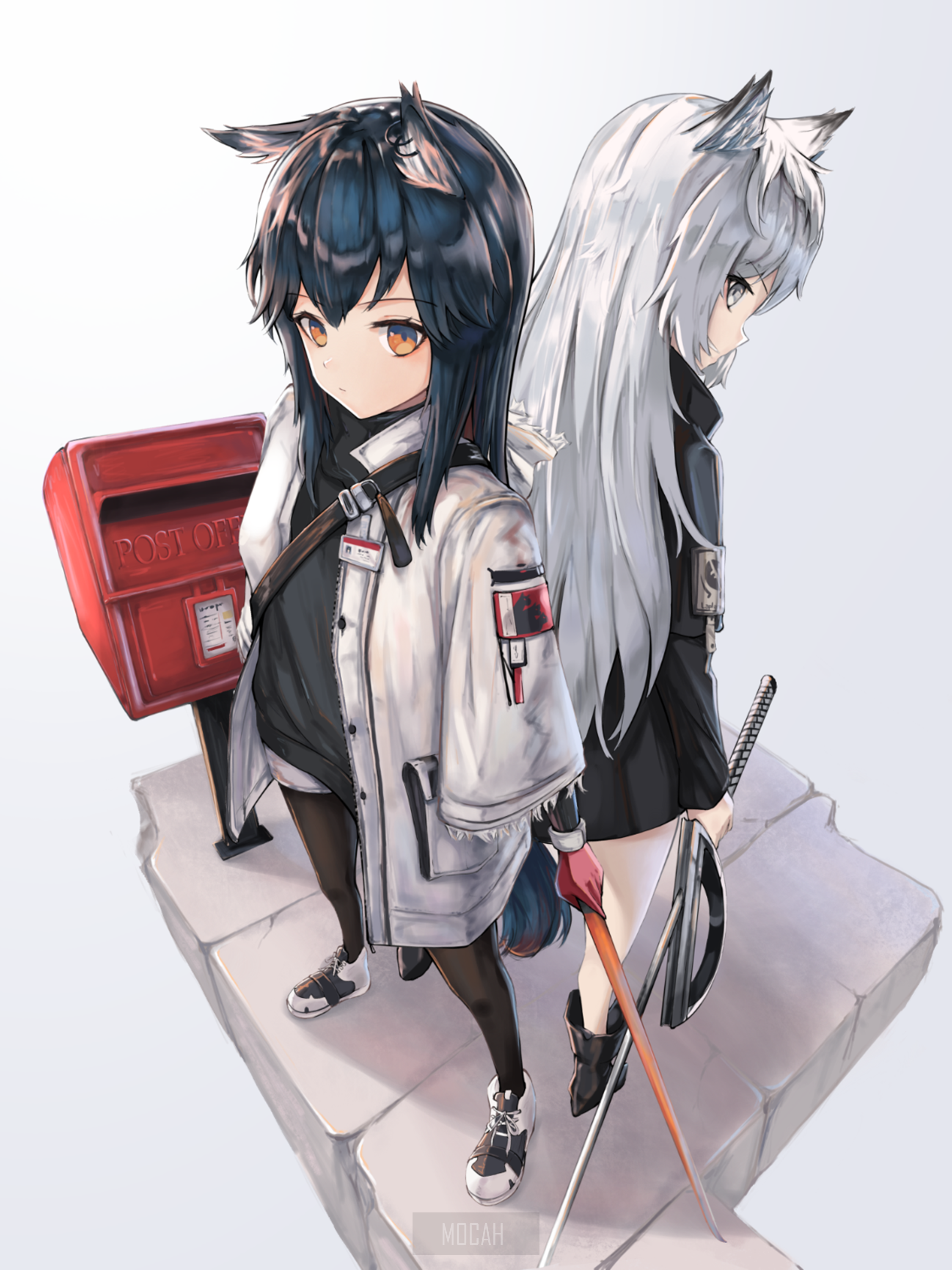 Texas and Lappland from Arknights HD Phone Wallpaper