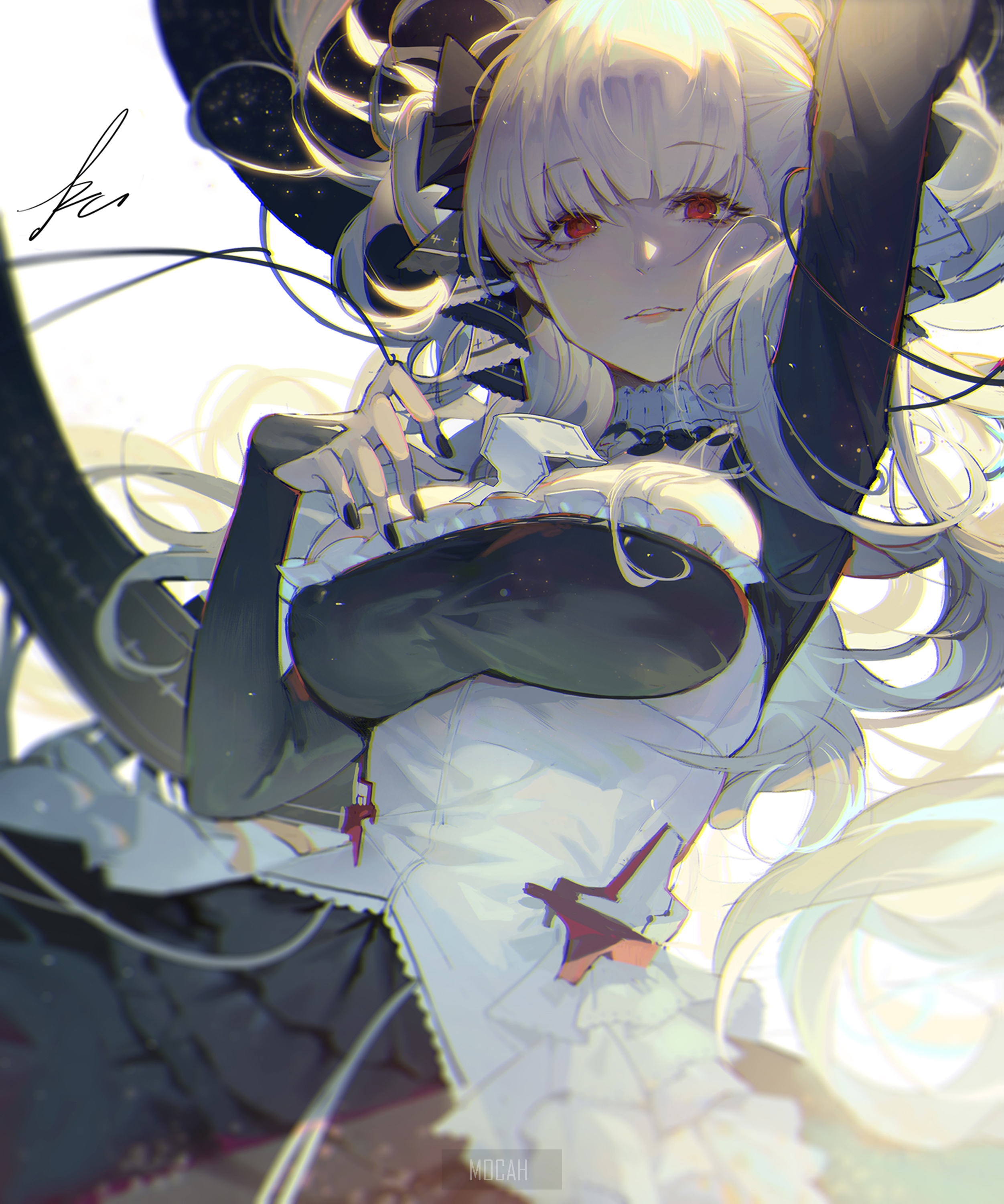 Formidable from Azur Lane in Elegant Attire HD Phone Wallpaper