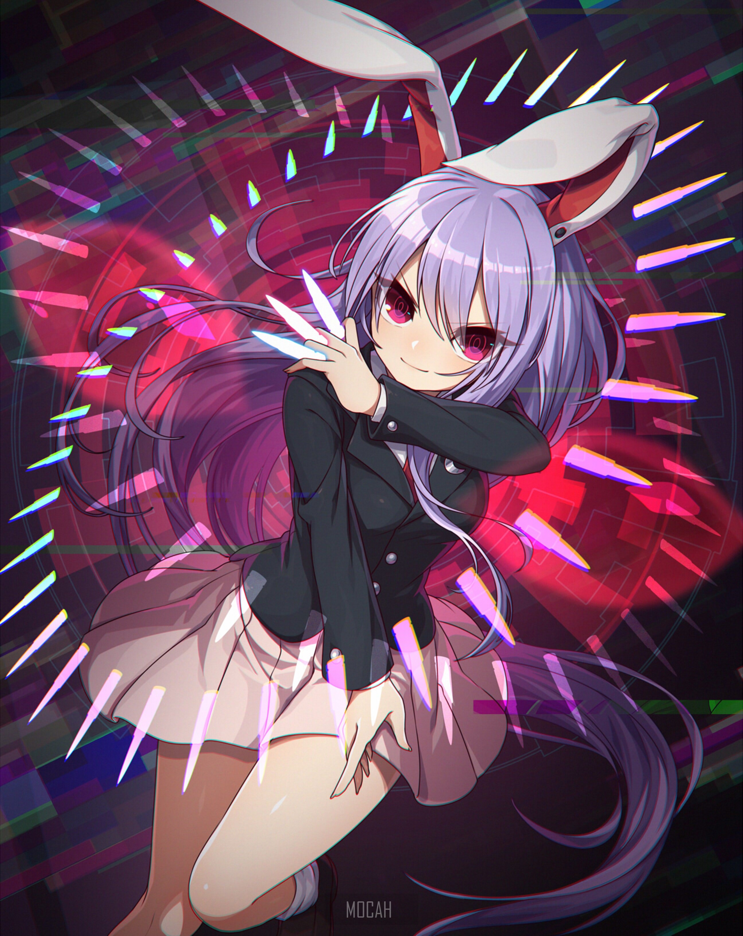 Reisen Udongein Inaba from Touhou HD Phone Wallpaper