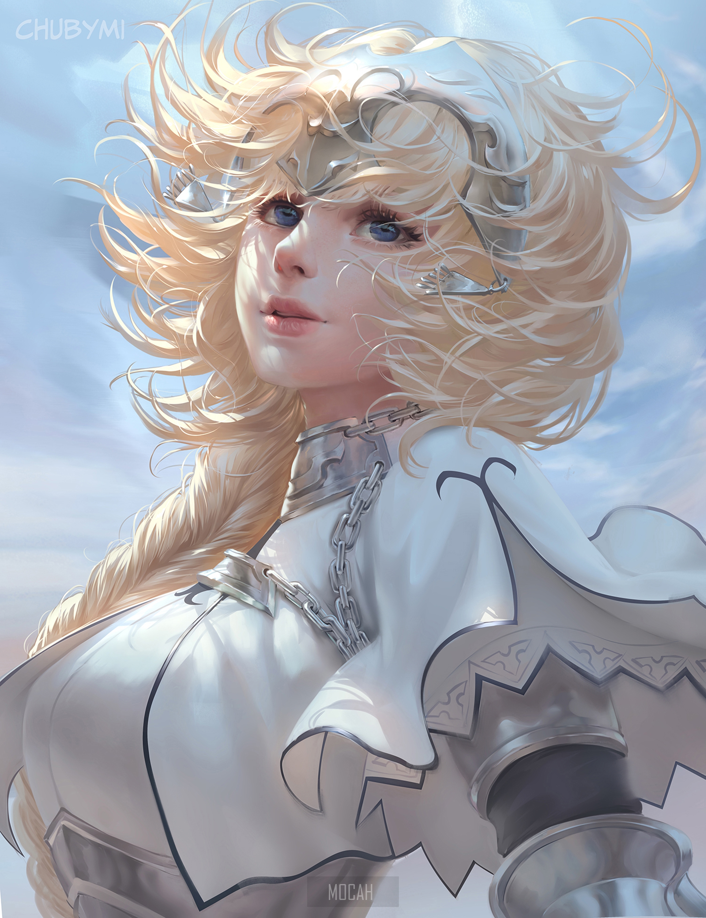 Jeanne d'Arc from Fate/Apocrypha fan art HD Phone Wallpaper