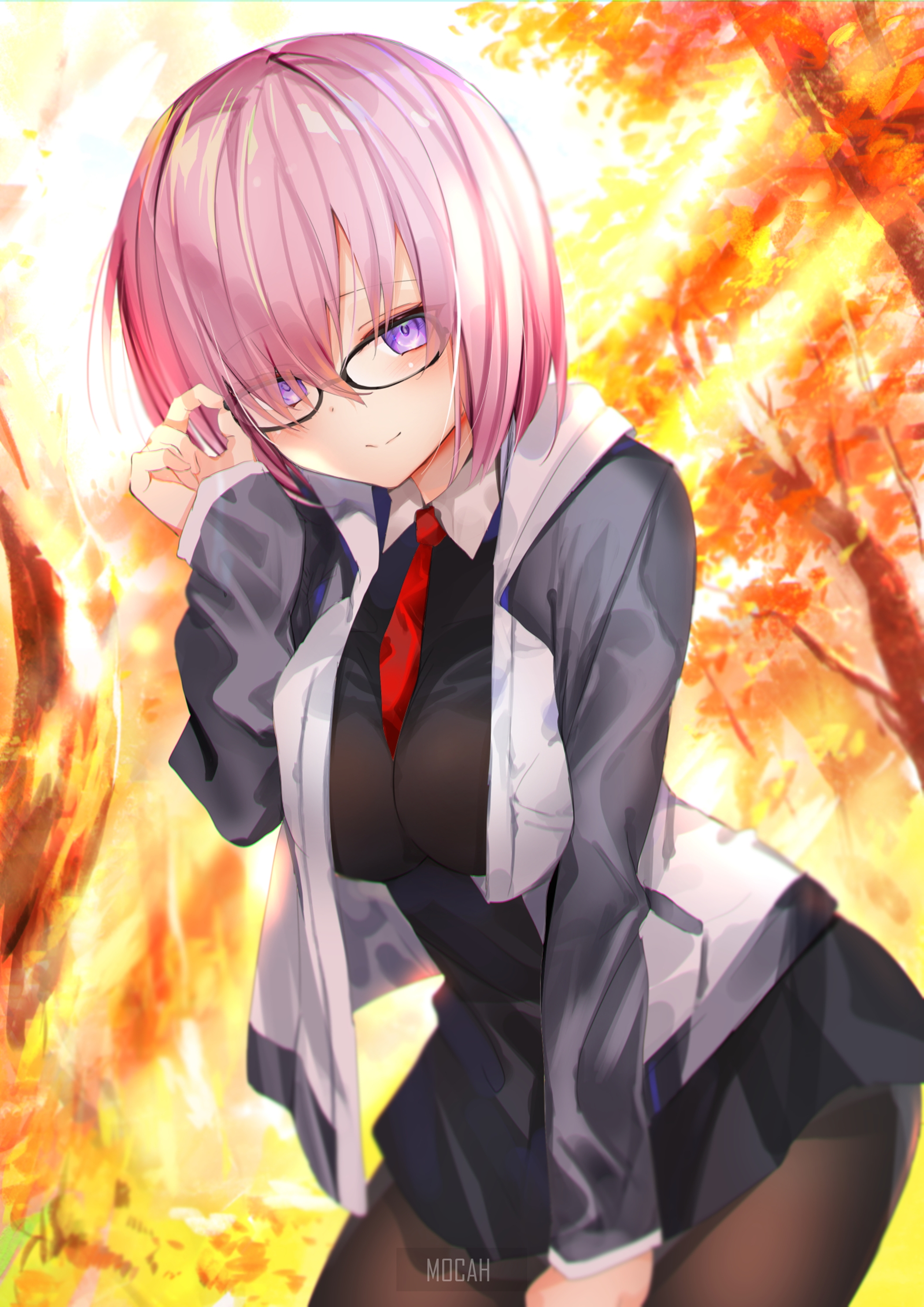 Mash Kyrielight from Fate/Grand Order HD Phone Wallpaper
