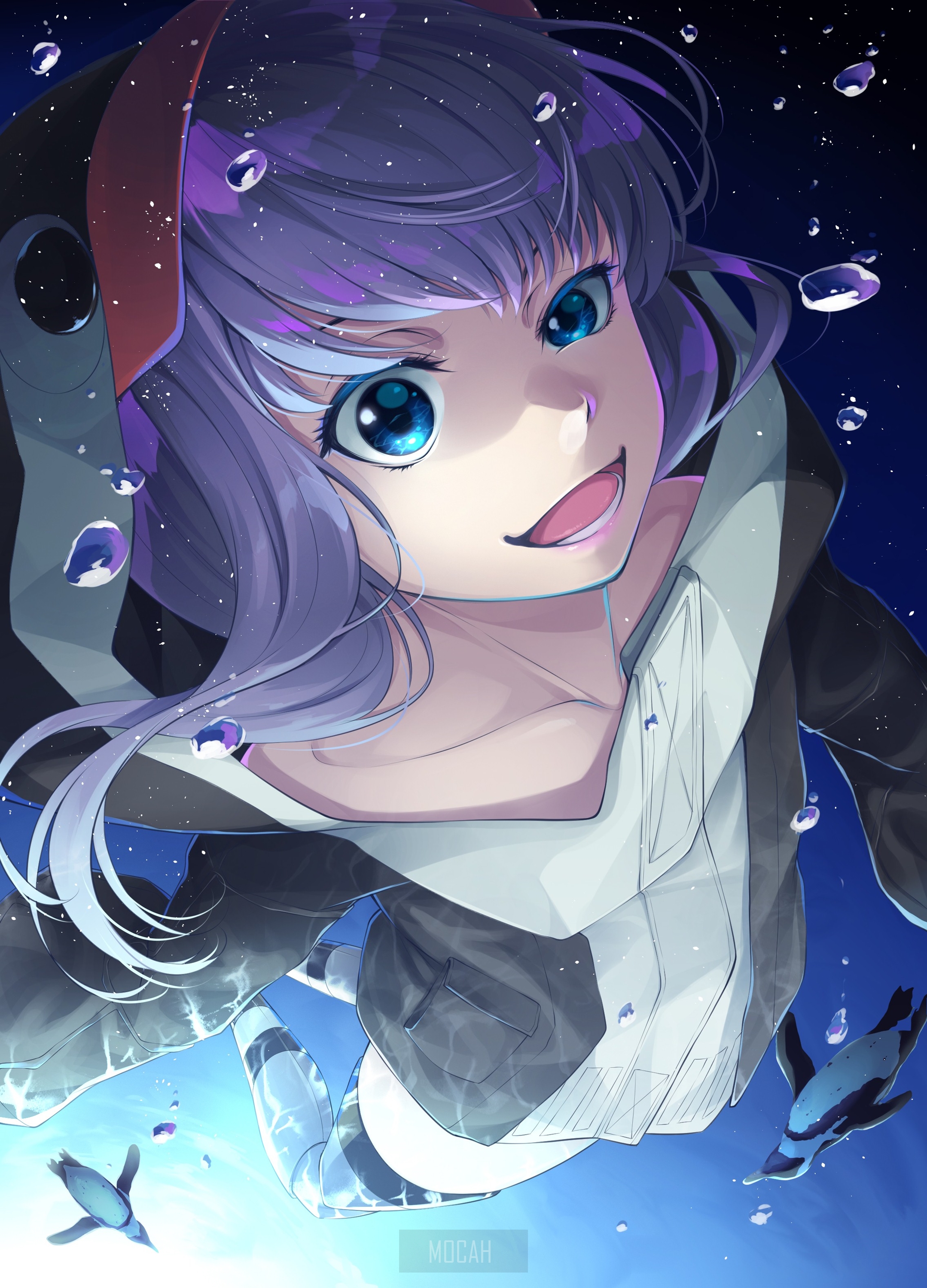 Meltlilith from Fate Series underwater HD Phone Wallpaper