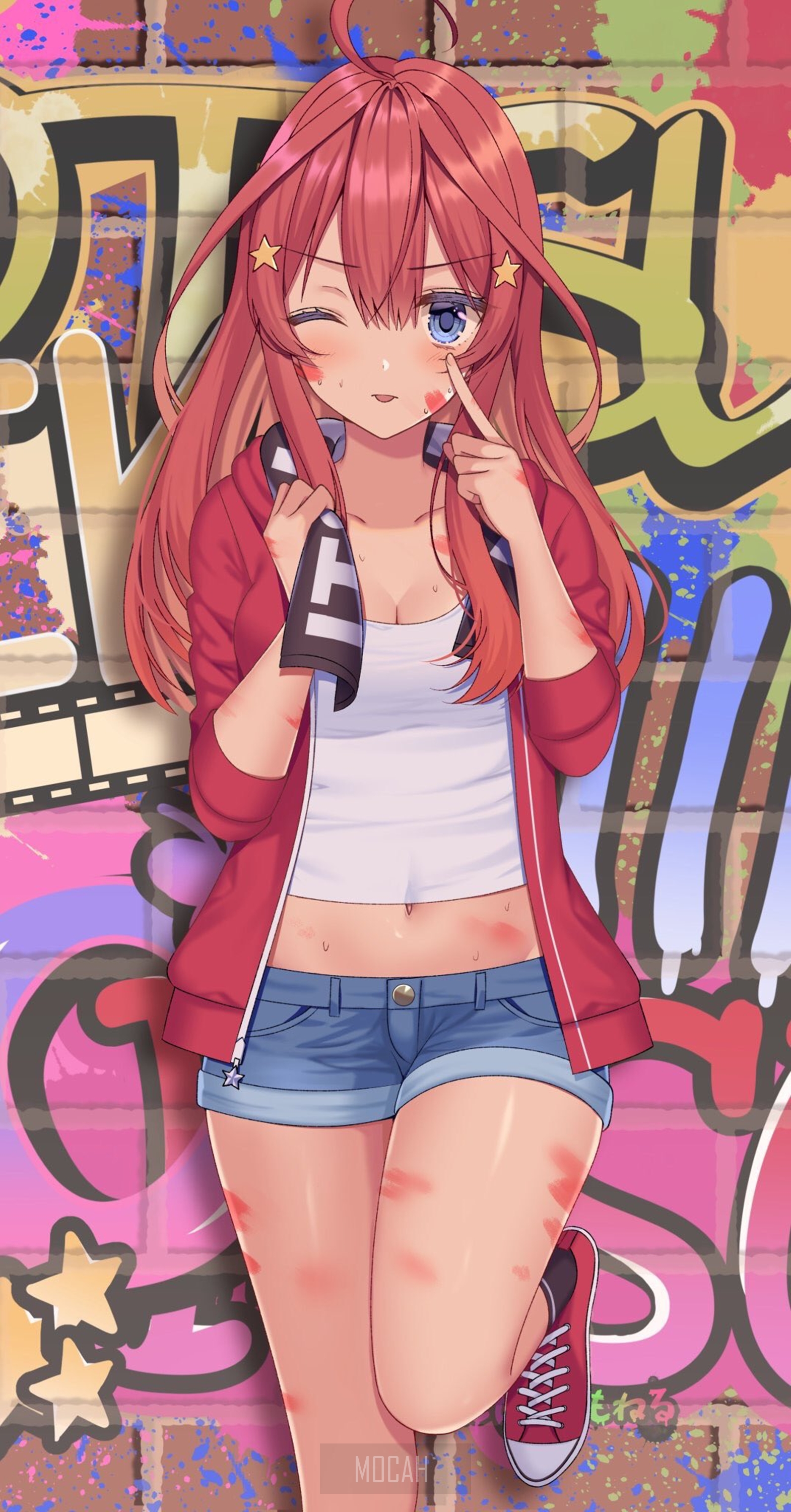 Nakano Itsuki Casual Summer Style HD Phone Wallpaper