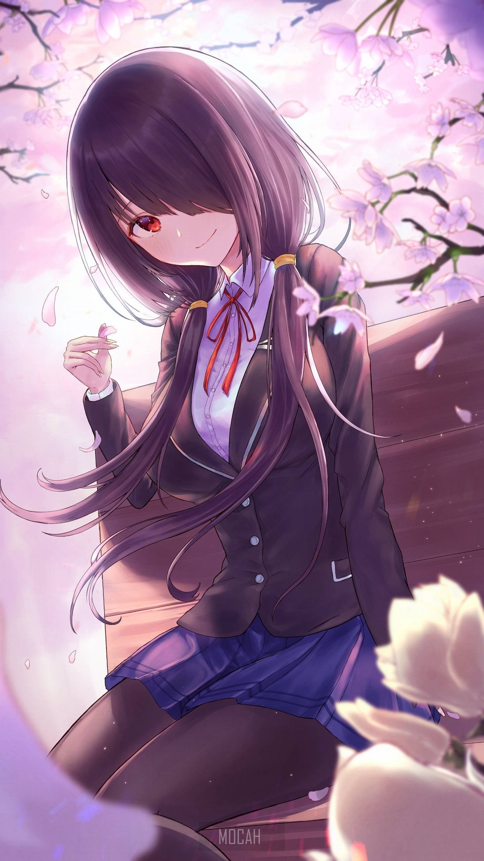 Kurumi Tokisaki from Date A Live HD Phone Wallpaper
