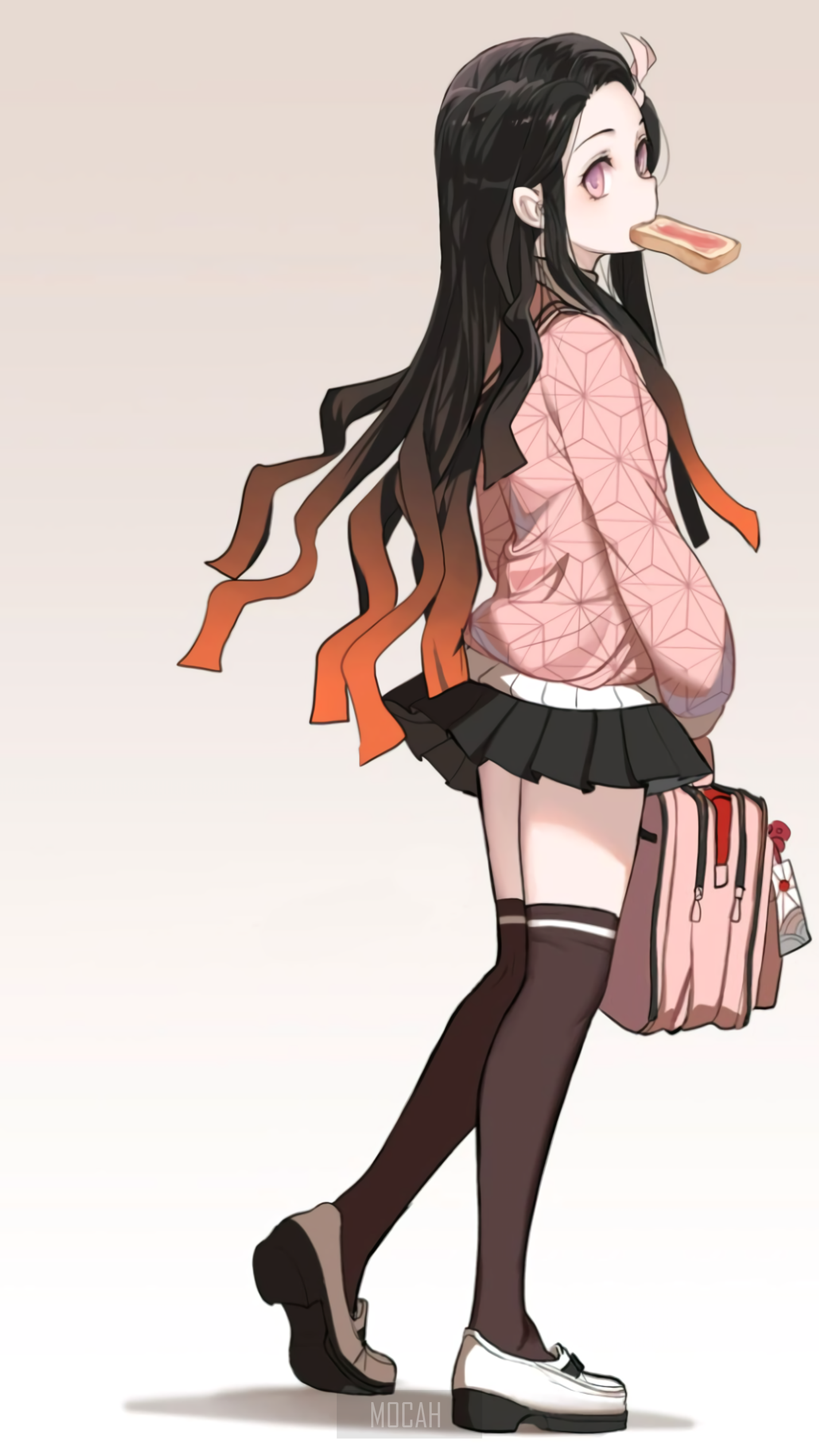 Nezuko Kamado from Demon Slayer HD Phone Wallpaper