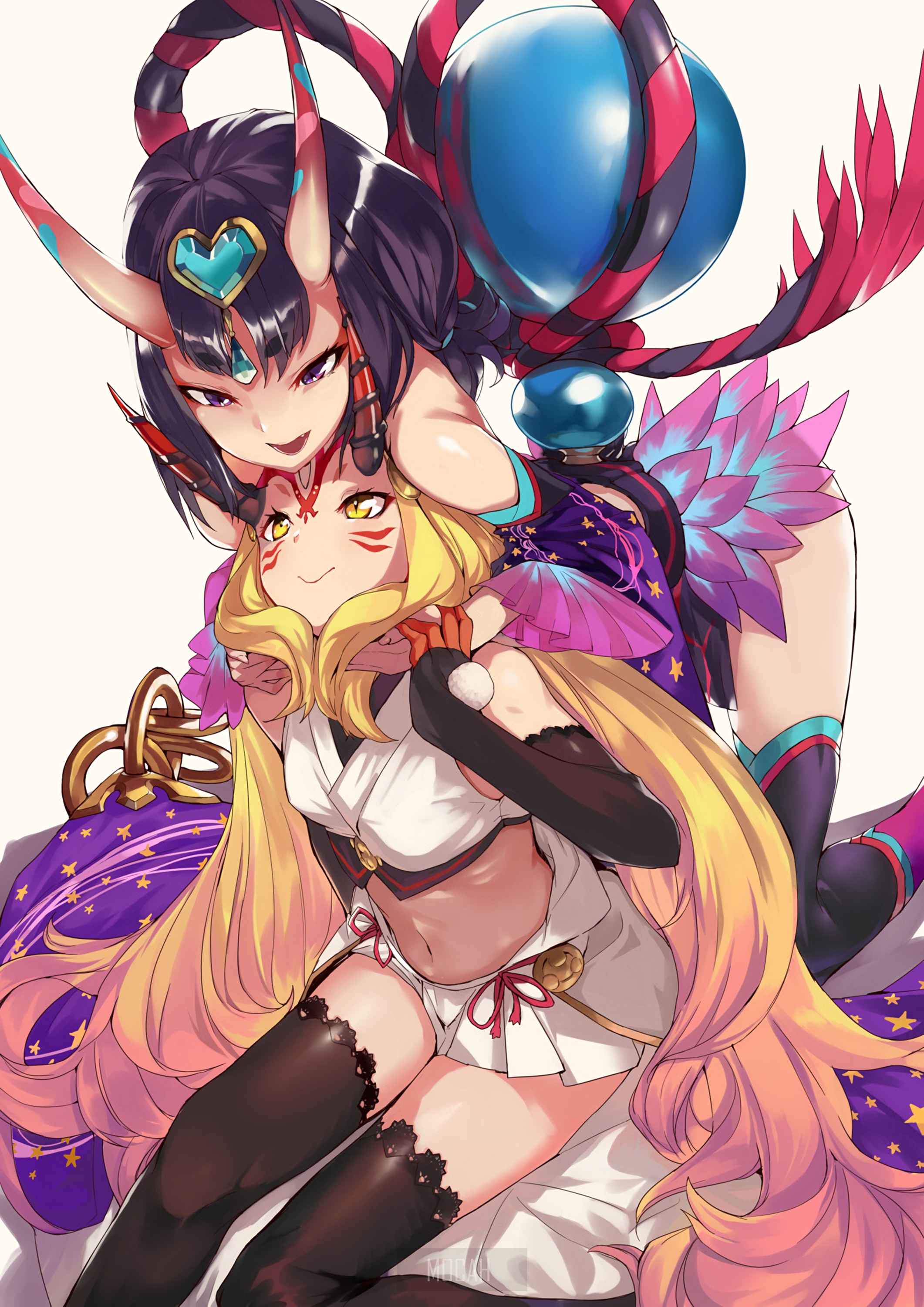 Ibaraki Douji and Shuten Douji from Fate/Grand Order HD Phone Wallpaper