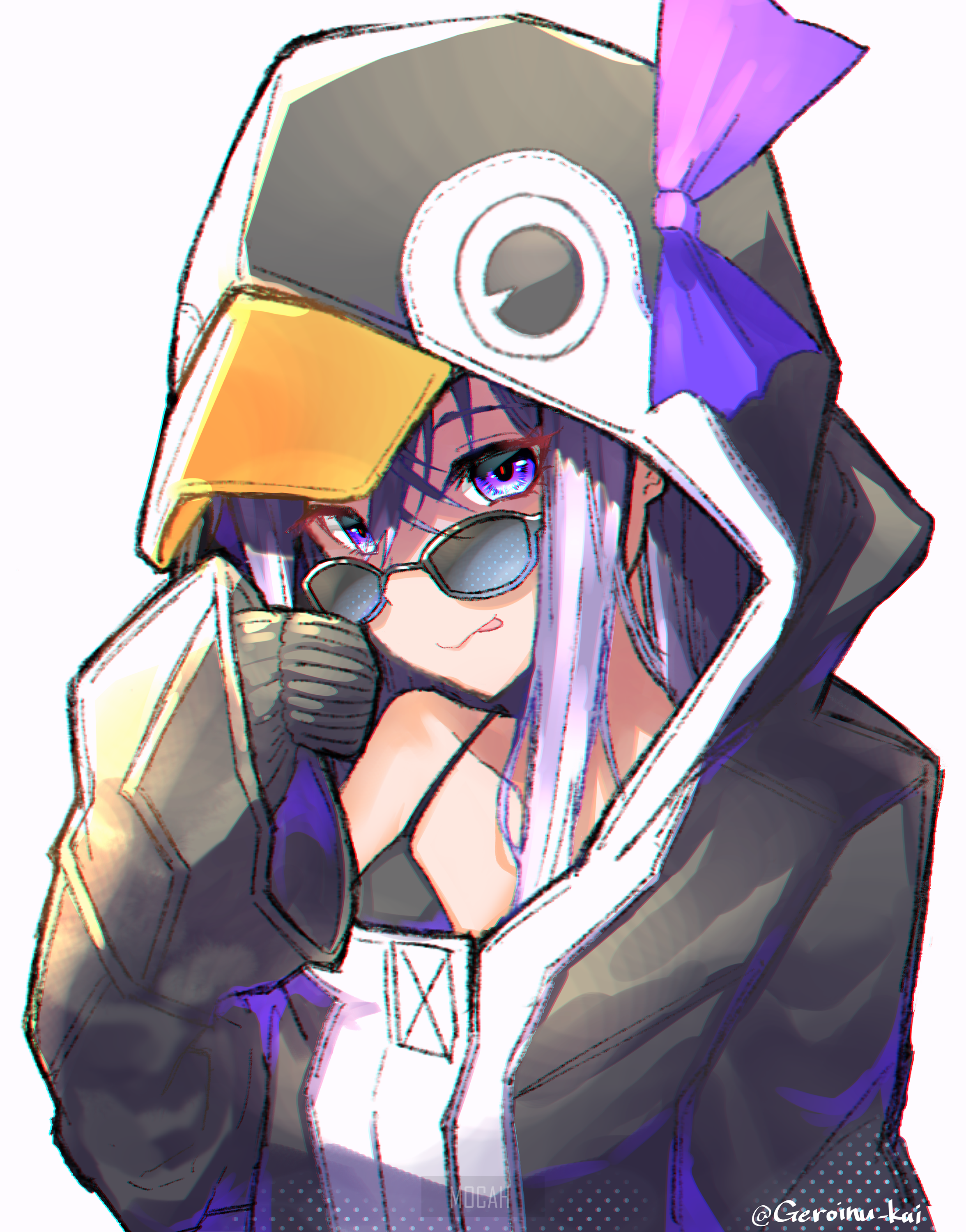 Meltlilith from Fate Series wearing a penguin hoodie HD Phone Wallpaper