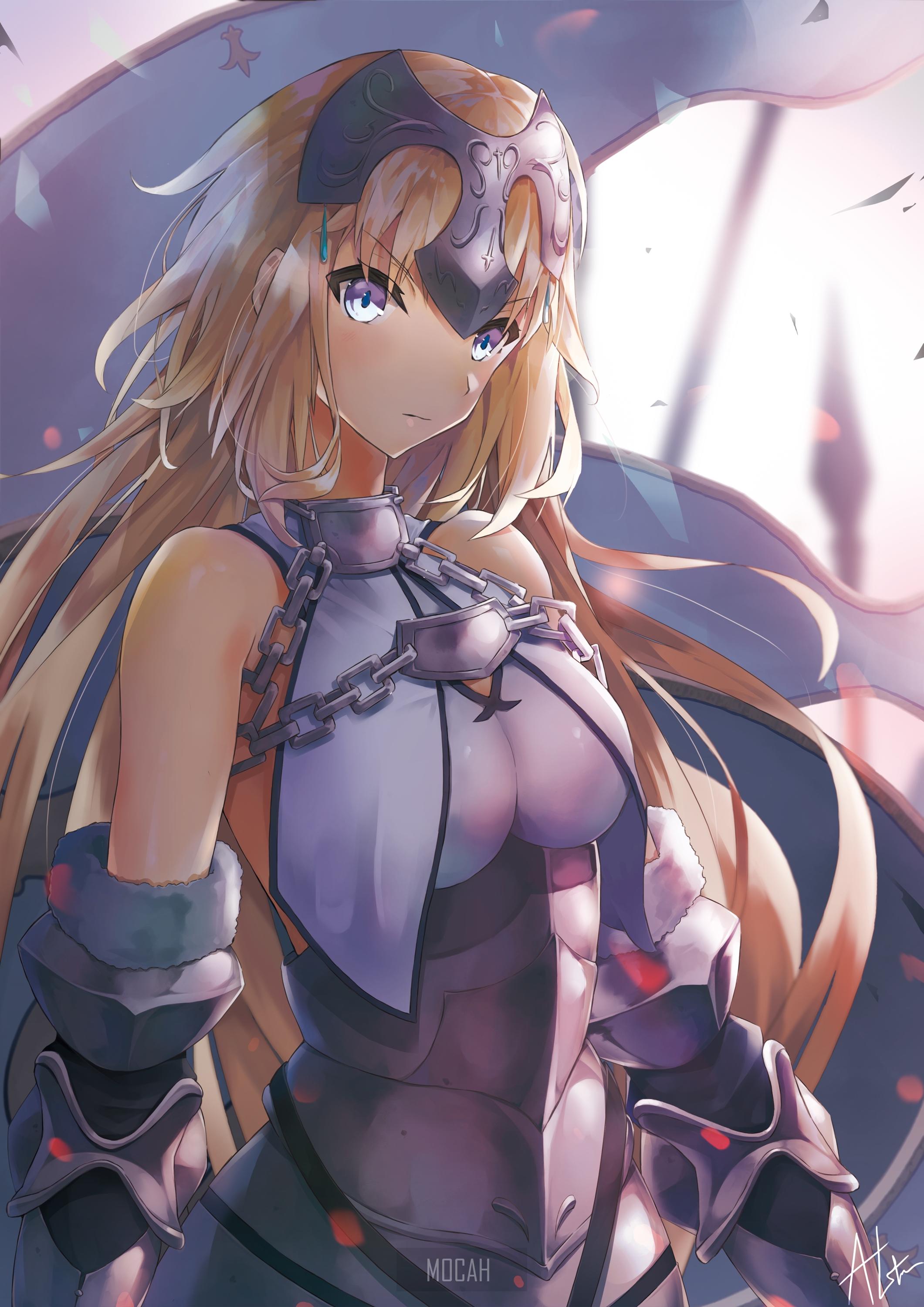 Jeanne d'Arc from Fate/Grand Order HD Phone Wallpaper