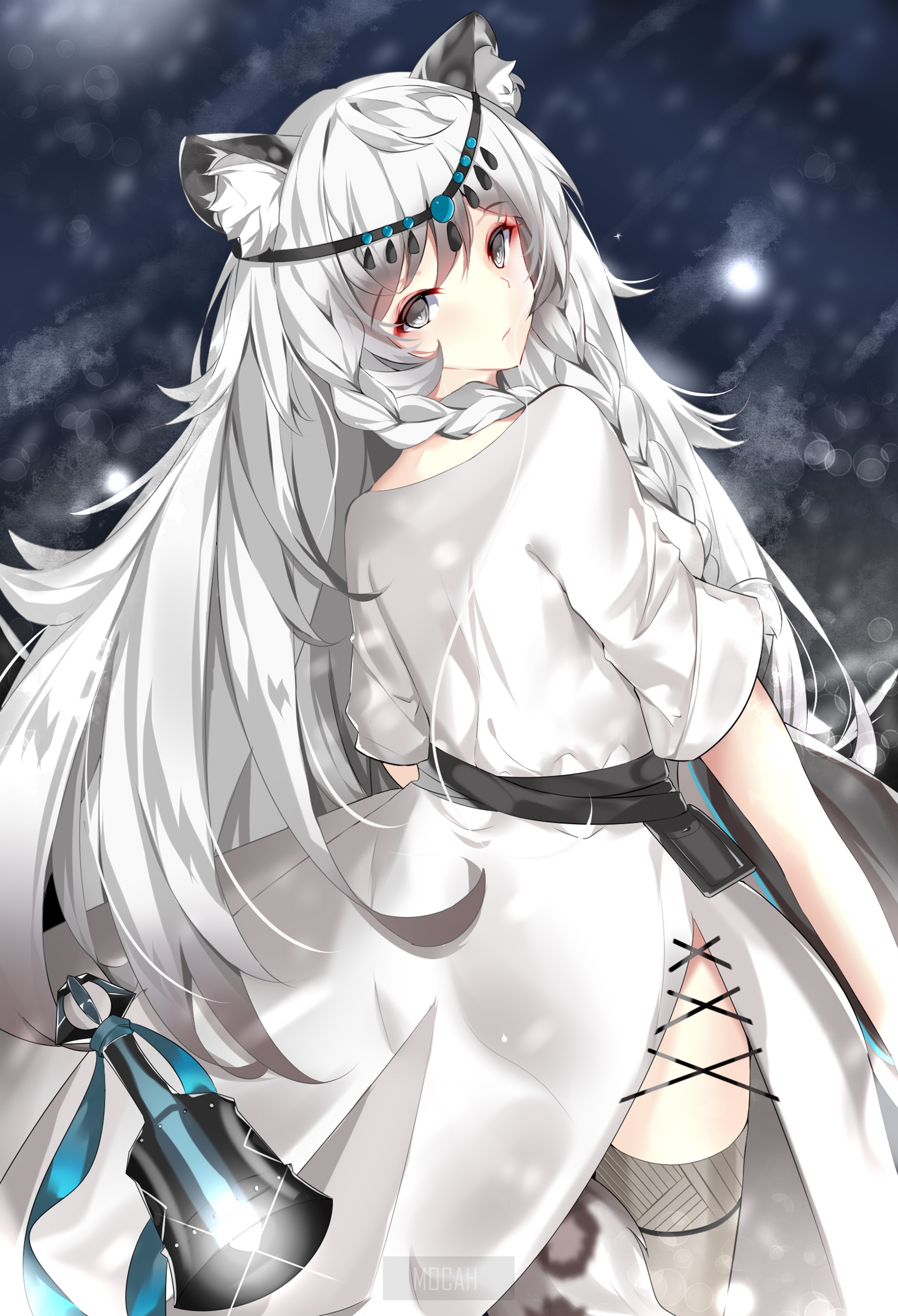 Pramanix from Arknights HD Phone Wallpaper