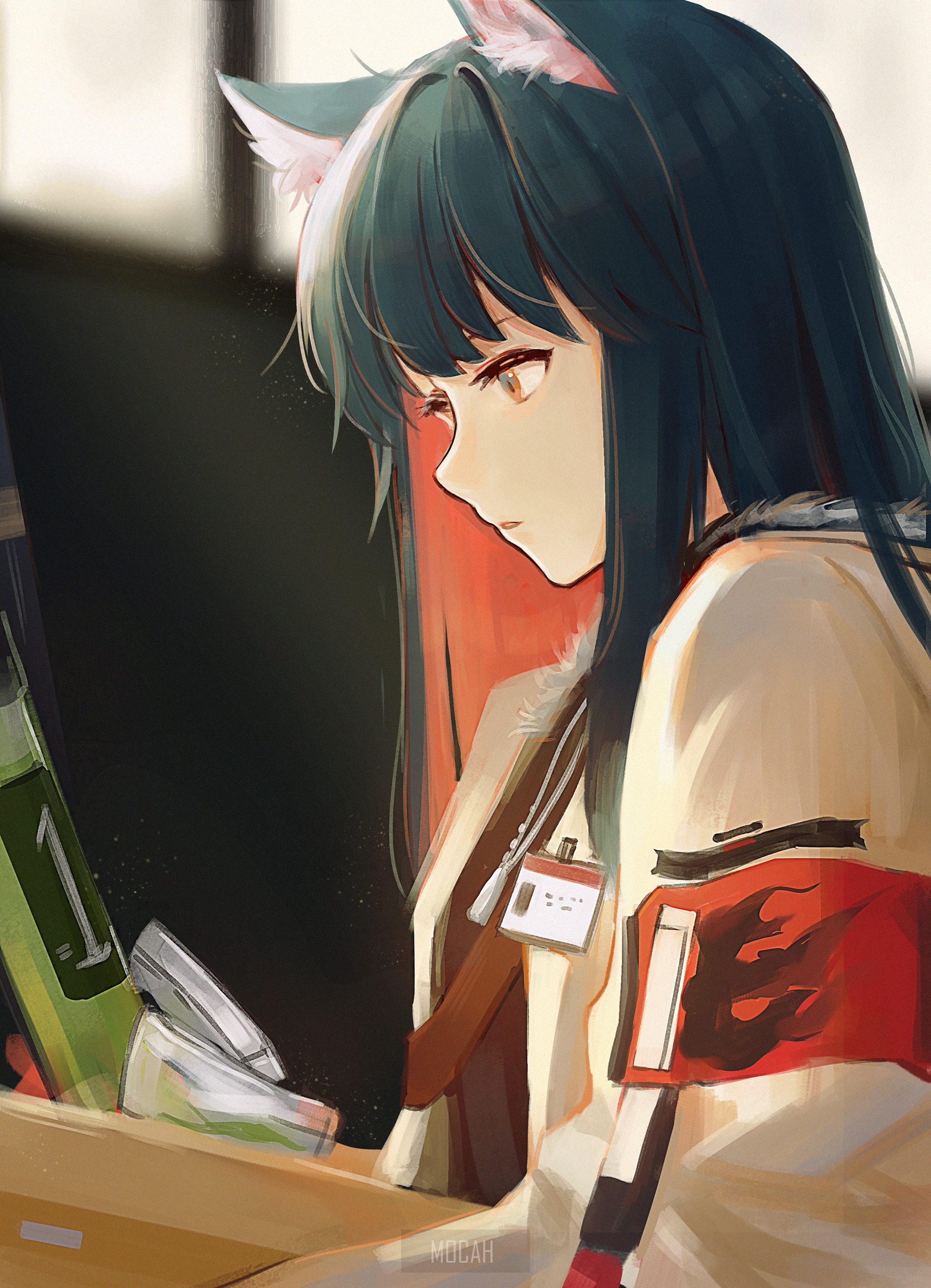 Texas from Arknights HD Phone Wallpaper