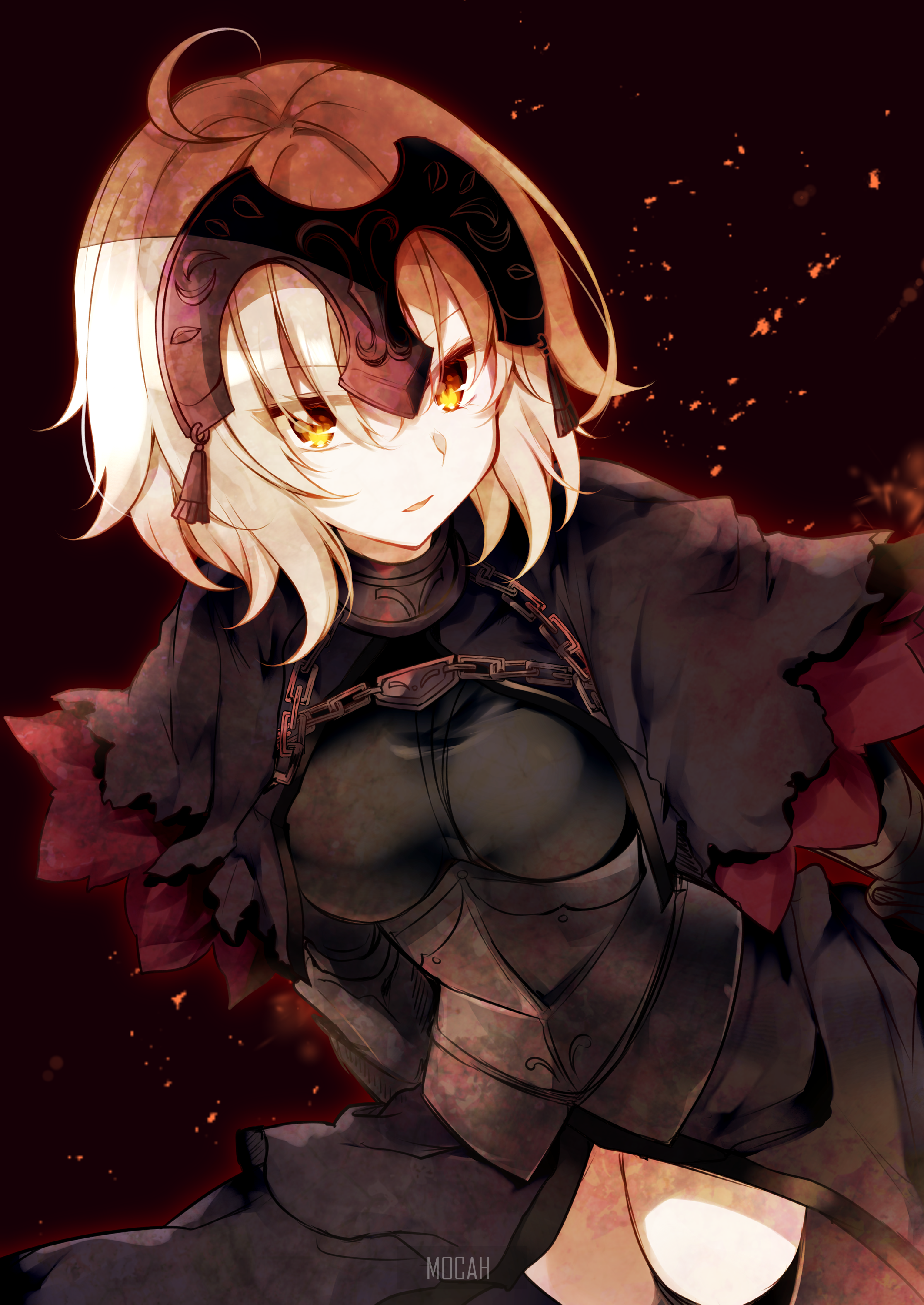 Jeanne d'Arc (Alter) from Fate/Grand Order HD Phone Wallpaper