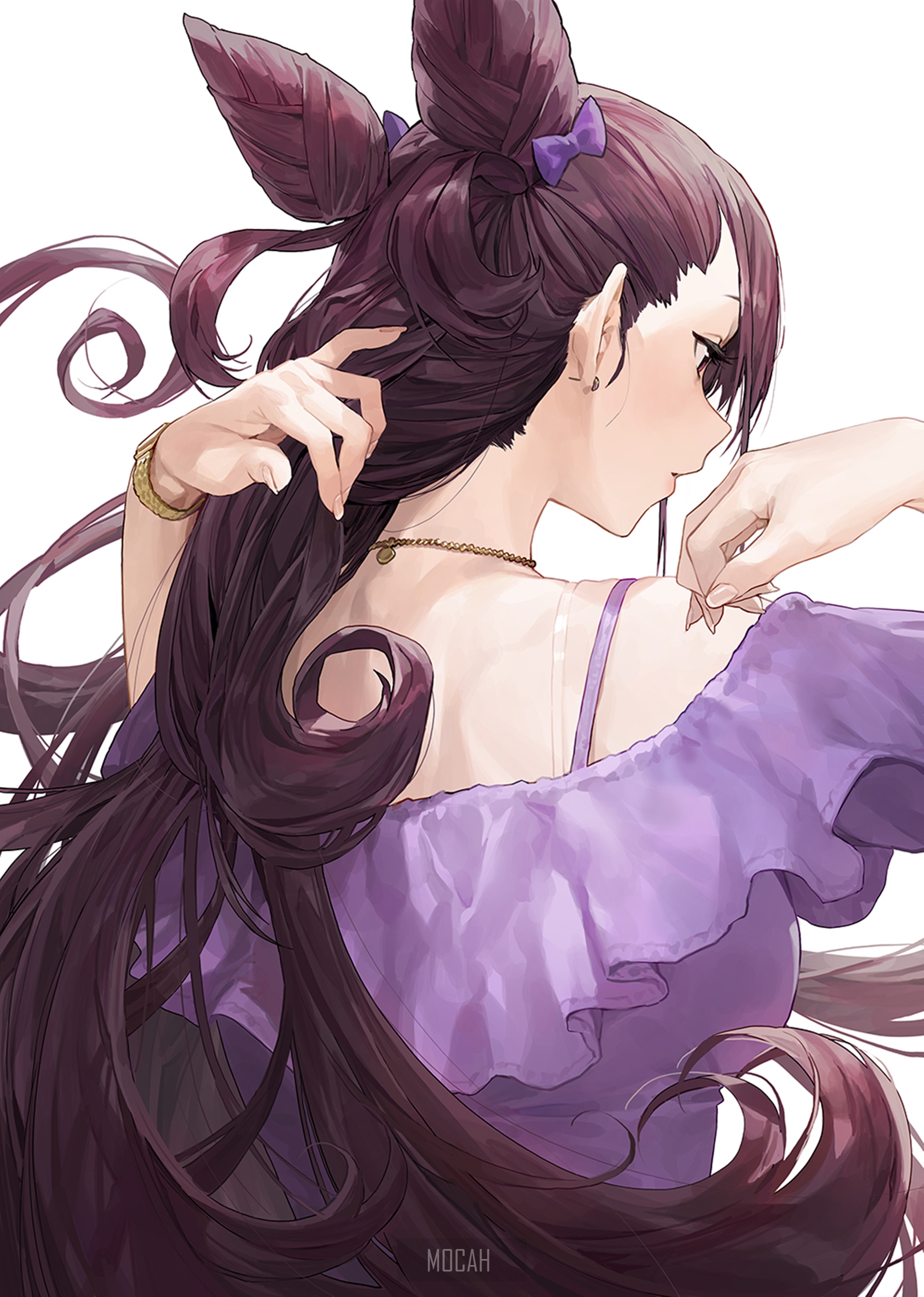 Murasaki Shikibu from Fate/Grand Order HD Phone Wallpaper