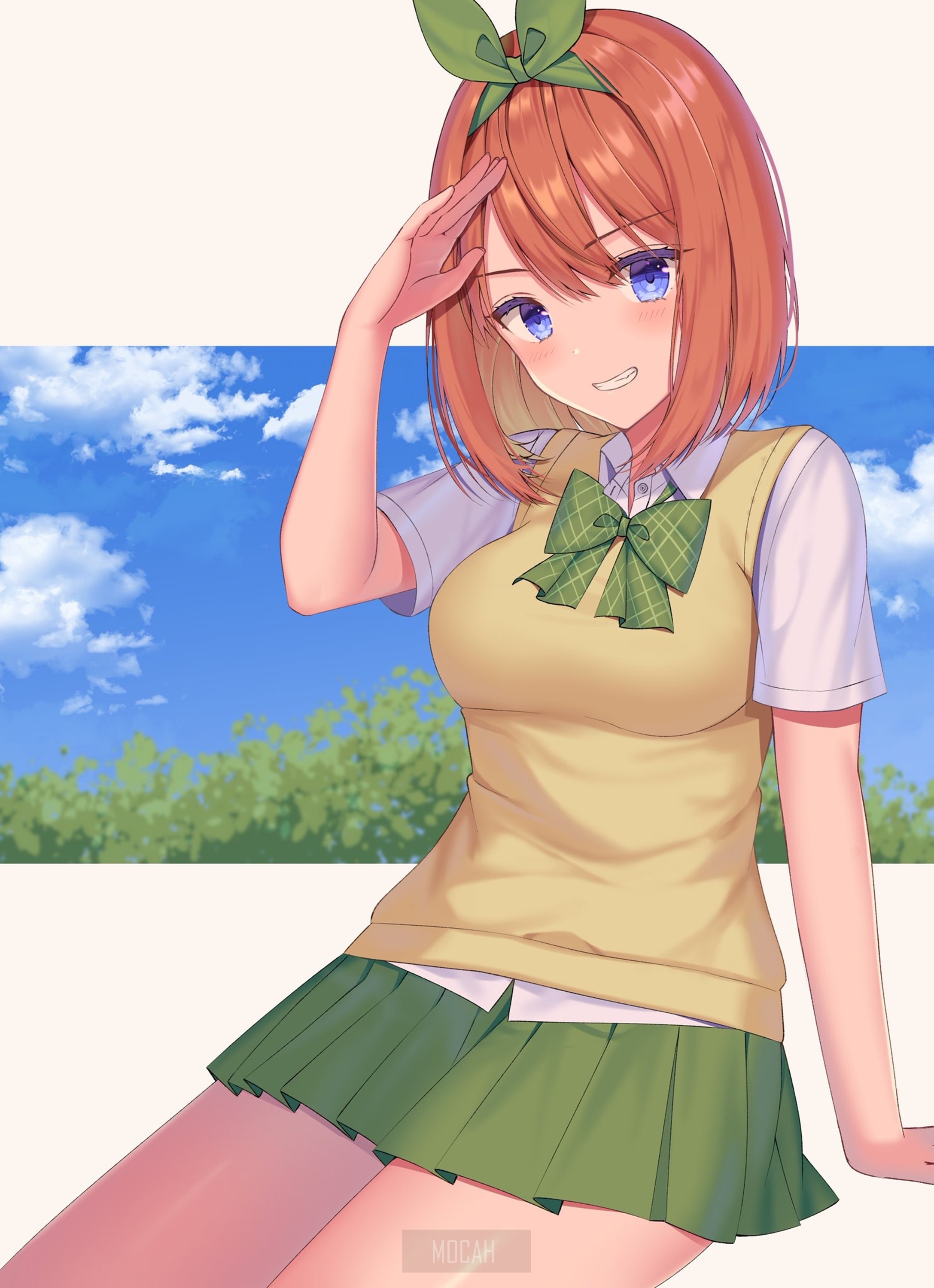 Yotsuba Nakano from The Quintessential Quintuplets HD Phone Wallpaper