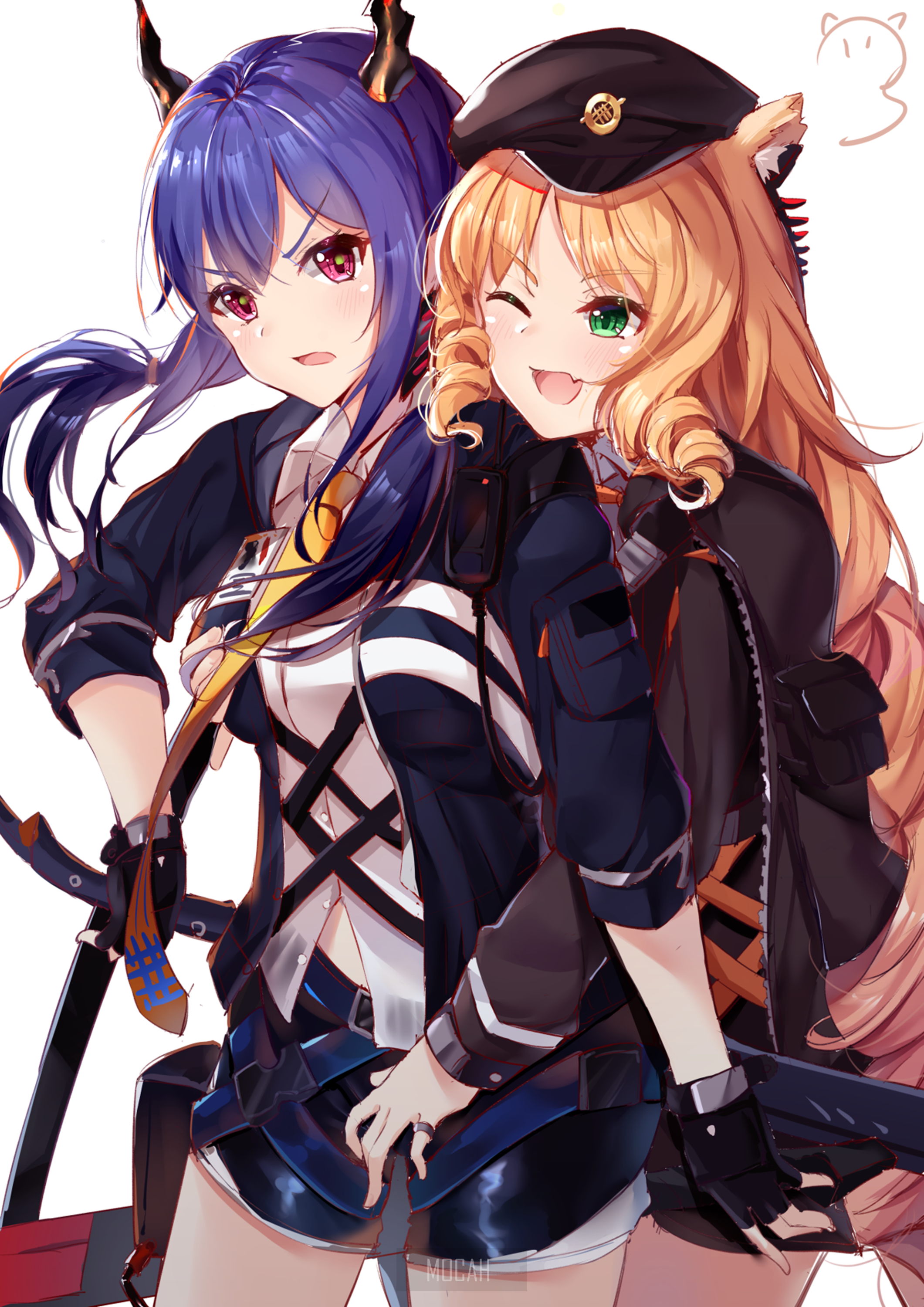 Chen and Swire from Arknights HD Phone Wallpaper