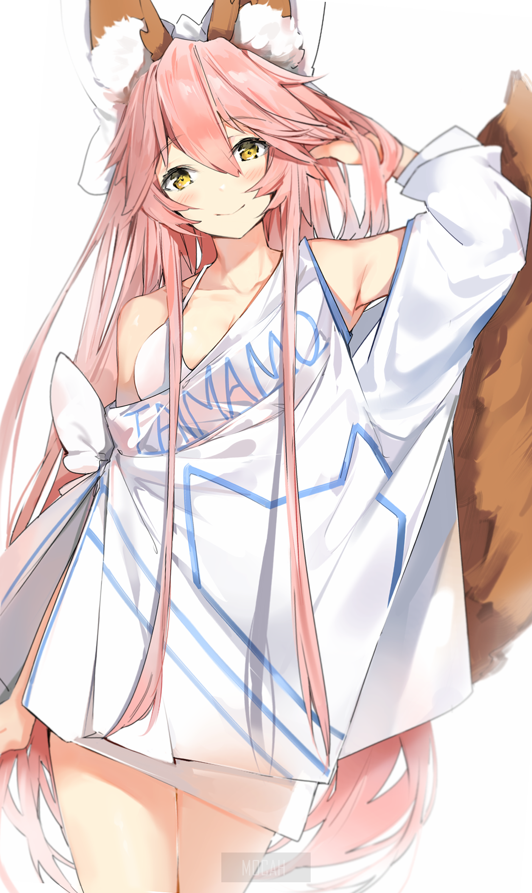 Tamamo no Mae from Fate/Grand Order HD Phone Wallpaper