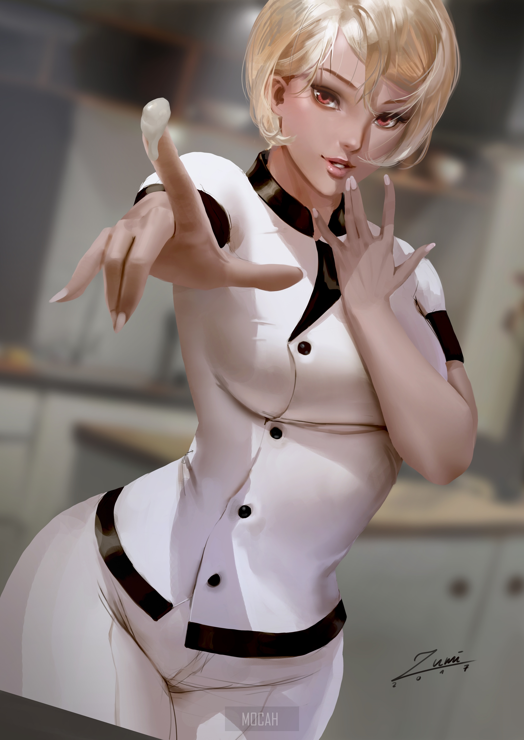Nakiri Alice from Shokugeki no Souma fan art HD Phone Wallpaper