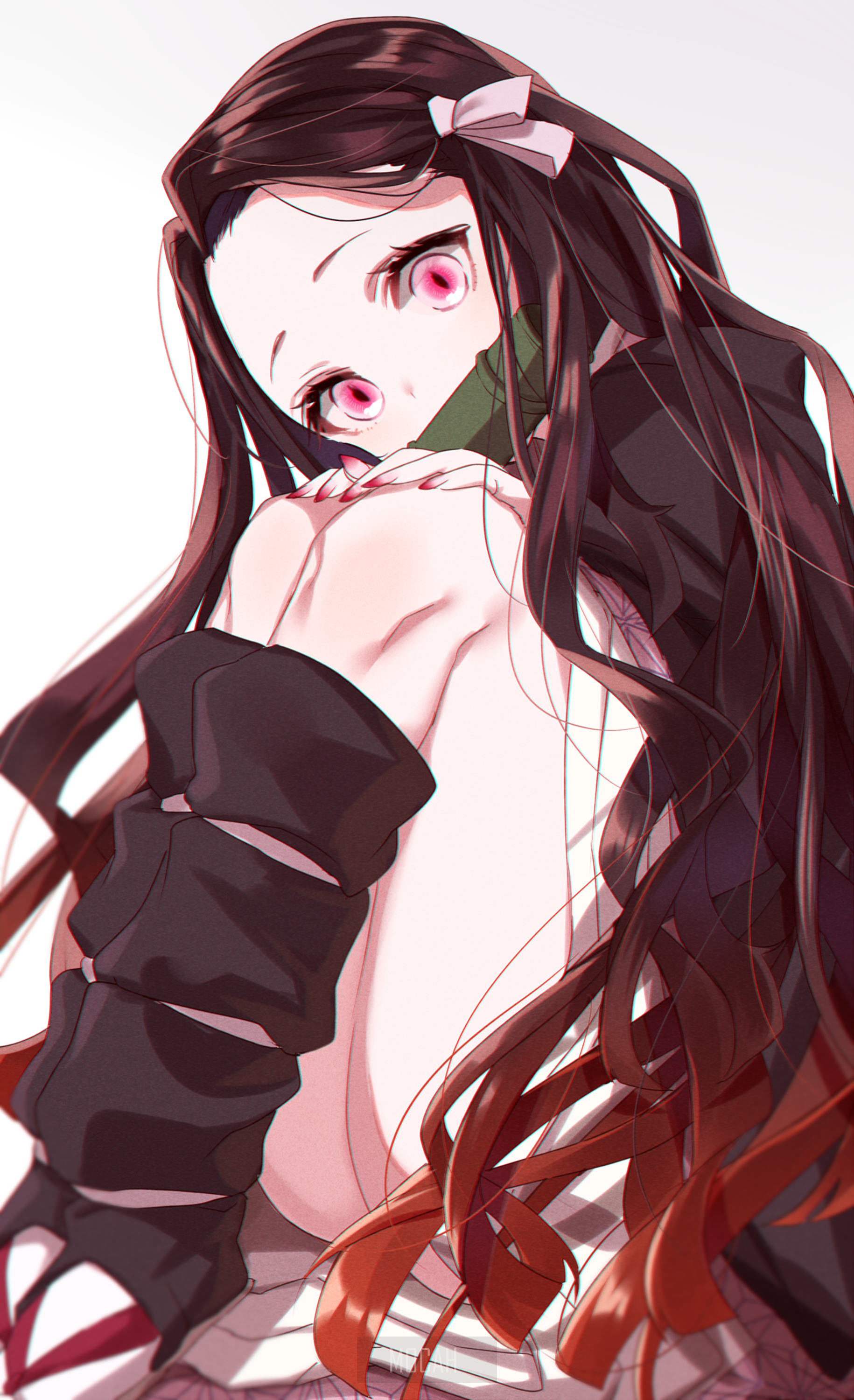 Kamado Nezuko from Kimetsu no Yaiba HD Phone Wallpaper