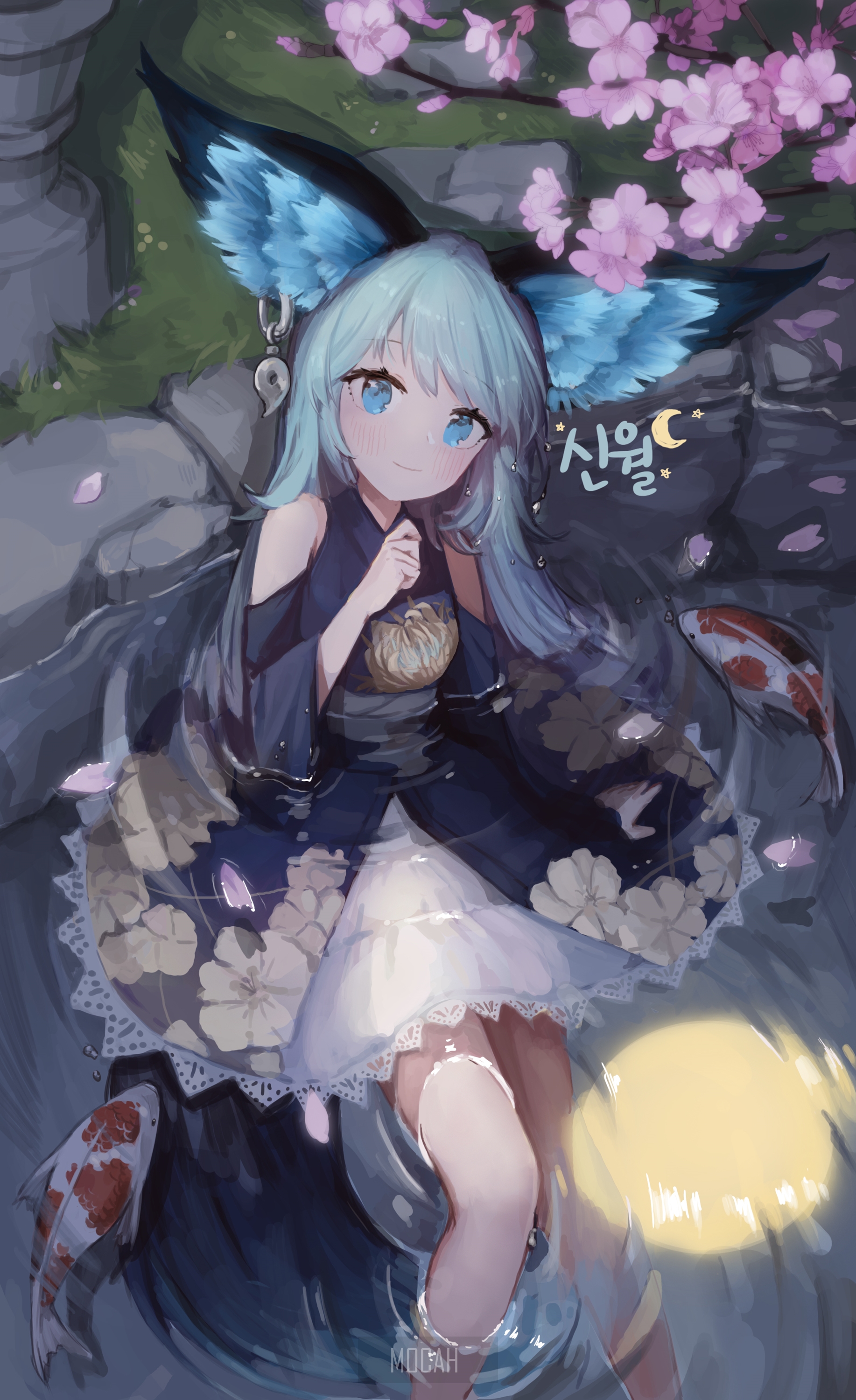 Lyn from Blade & Soul with butterfly ears HD Phone Wallpaper