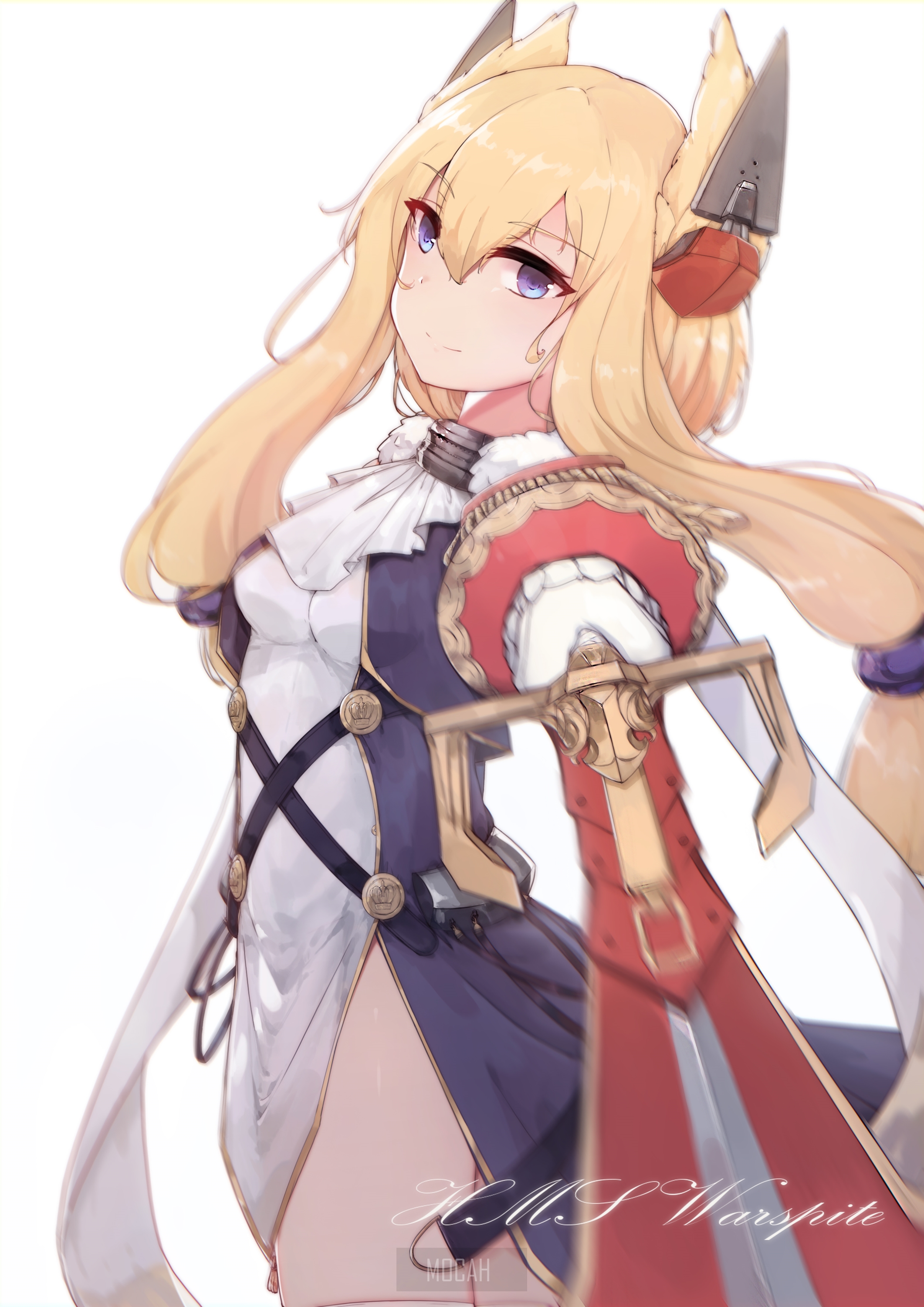 Warspite from Azur Lane HD Phone Wallpaper