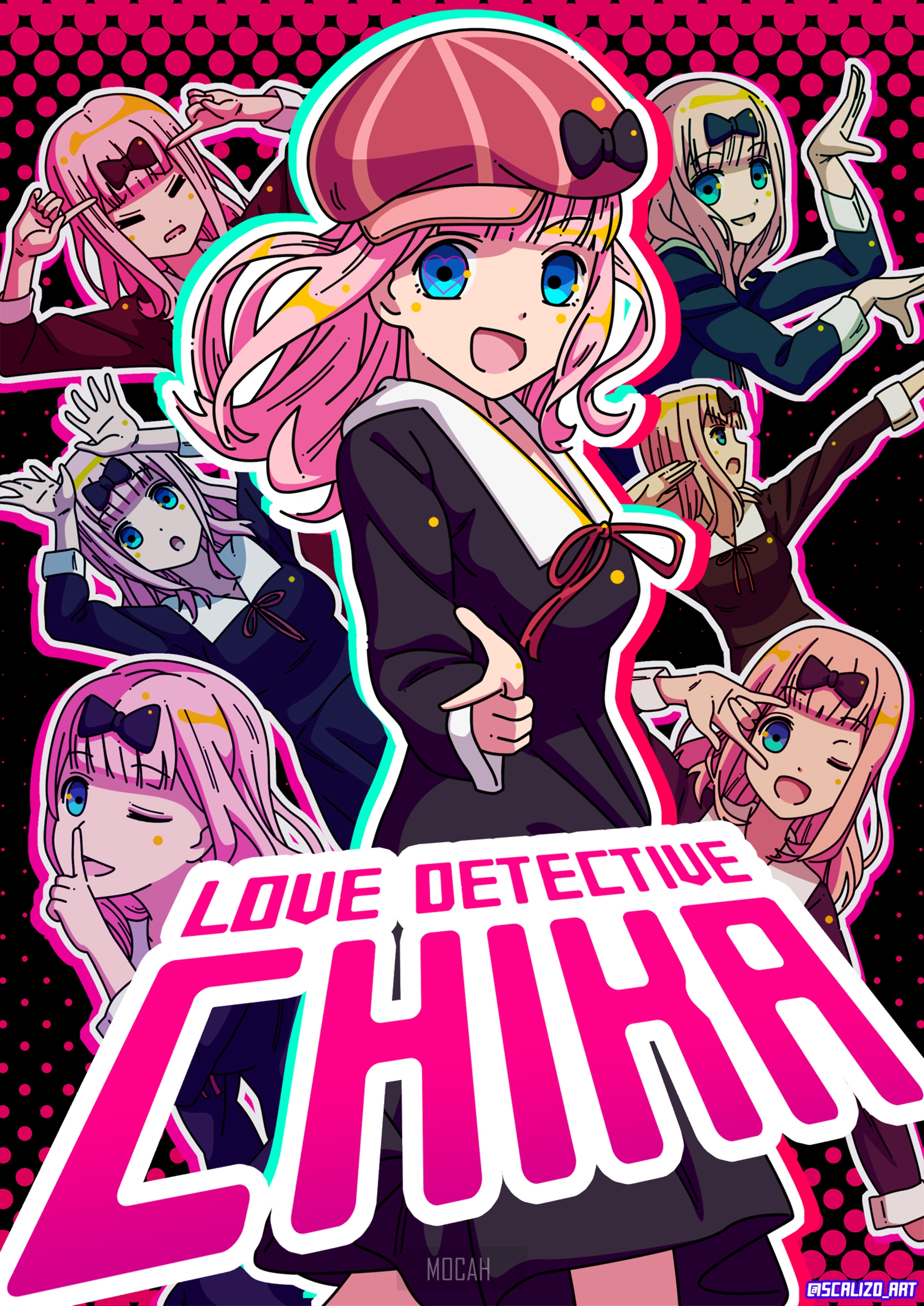 Chika Fujiwara from Kaguya-Sama: Love is War HD Phone Wallpaper