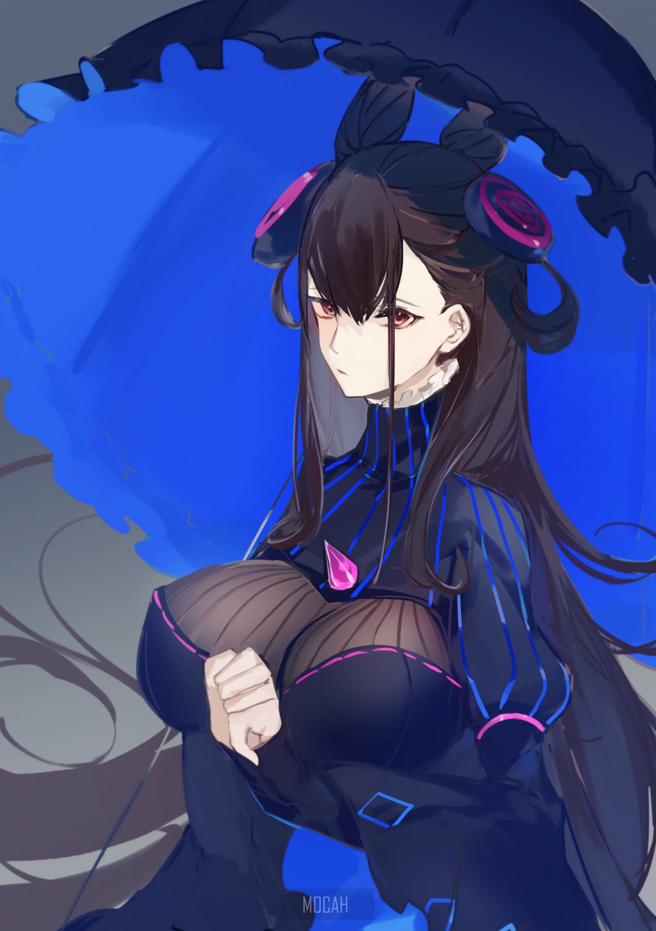 Murasaki Shikibu from Fate/Grand Order HD Phone Wallpaper