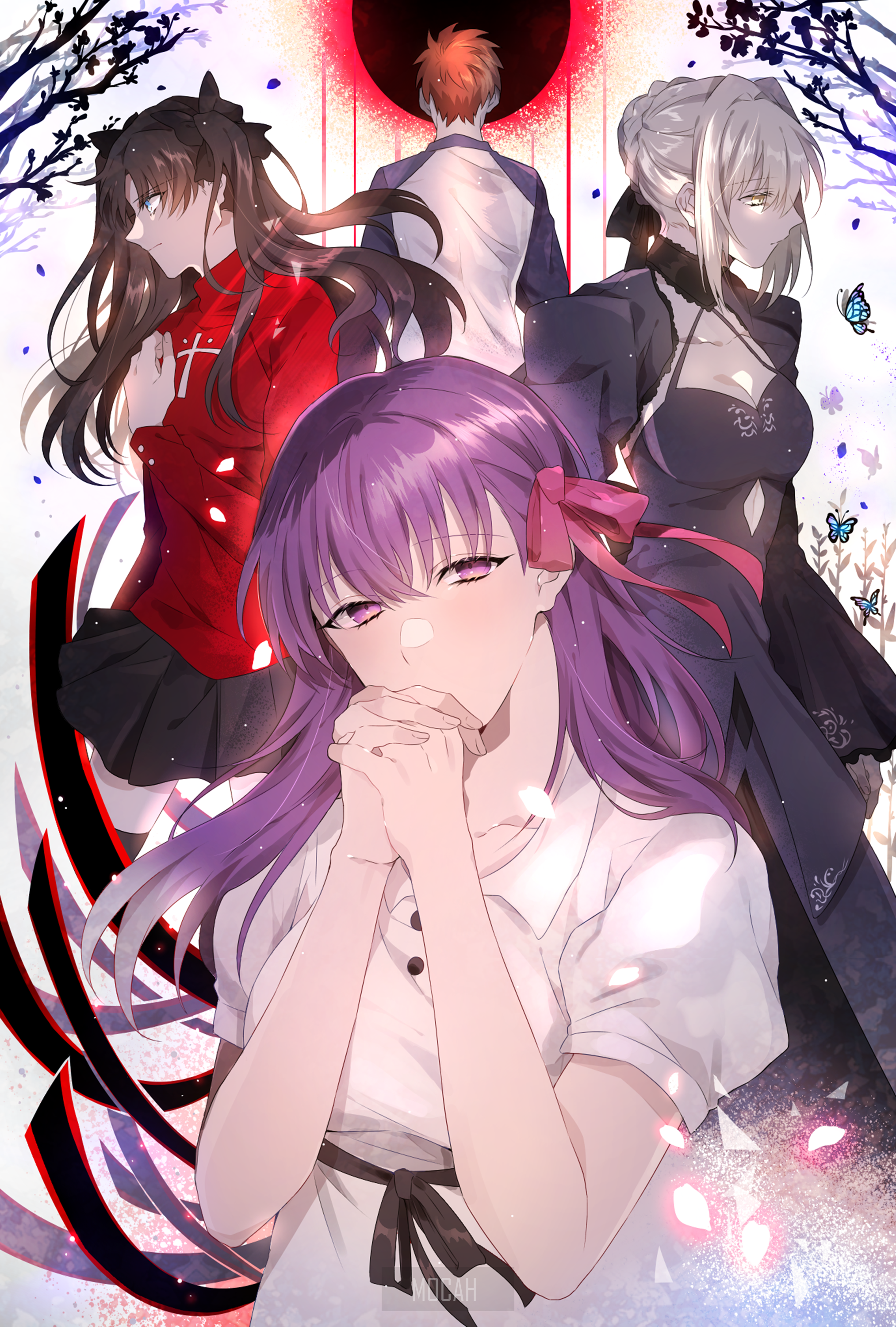 Matou Sakura and others from Fate/stay night: Heaven's Feel HD Phone Wallpaper