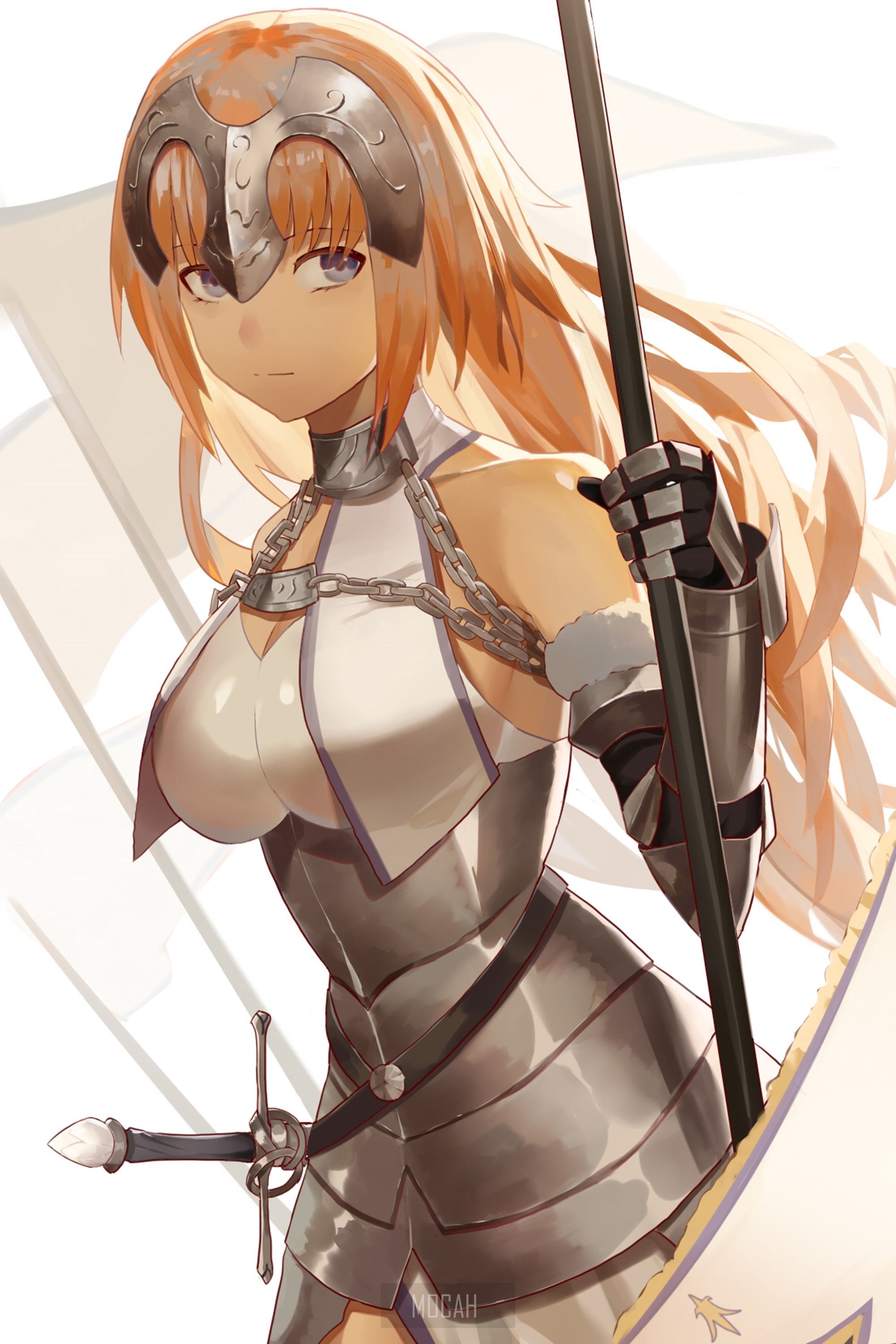 Jeanne d'Arc from Fate/Grand Order HD Phone Wallpaper