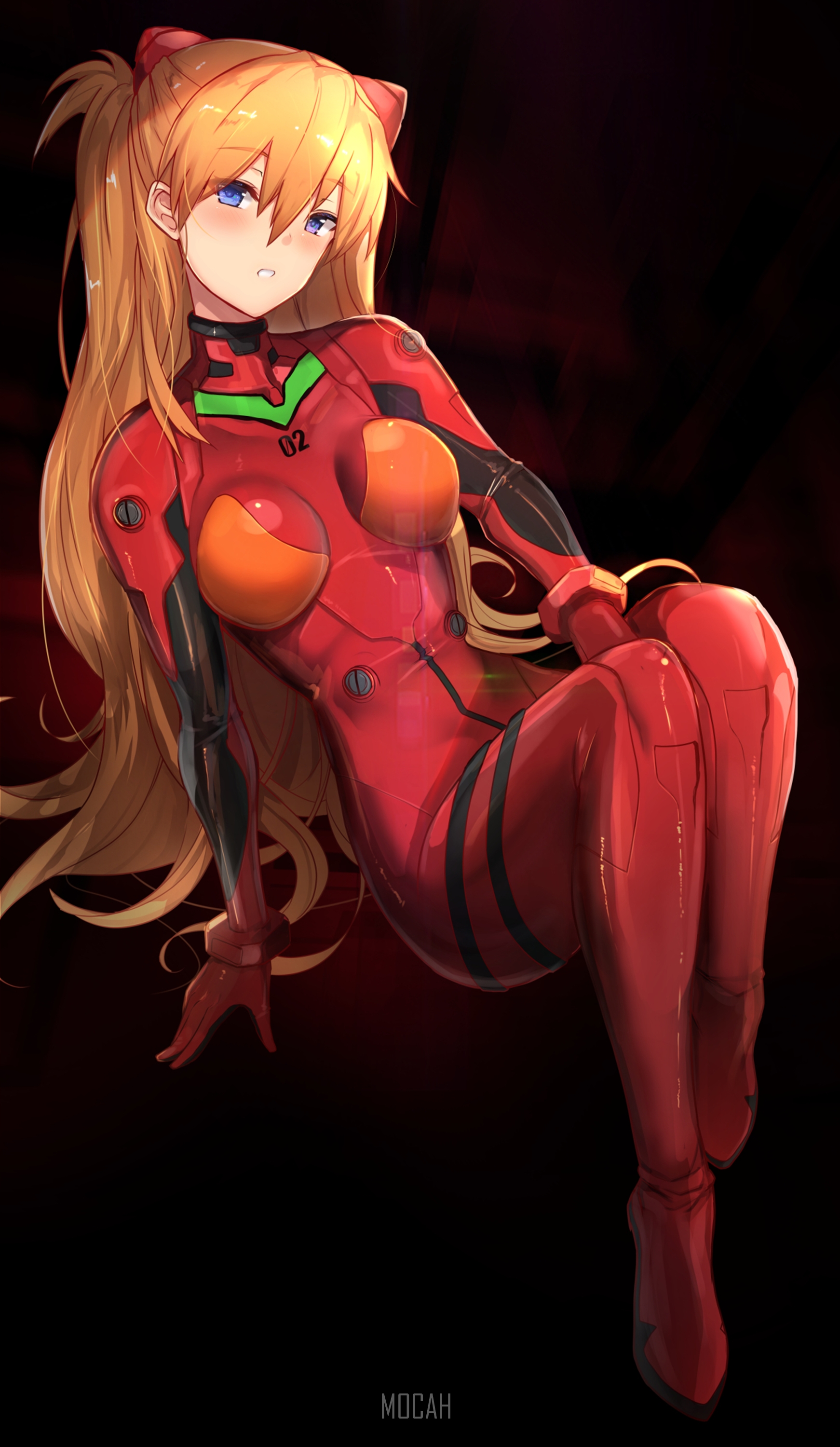 Asuka Langley Soryu from Neon Genesis Evangelion HD Phone Wallpaper