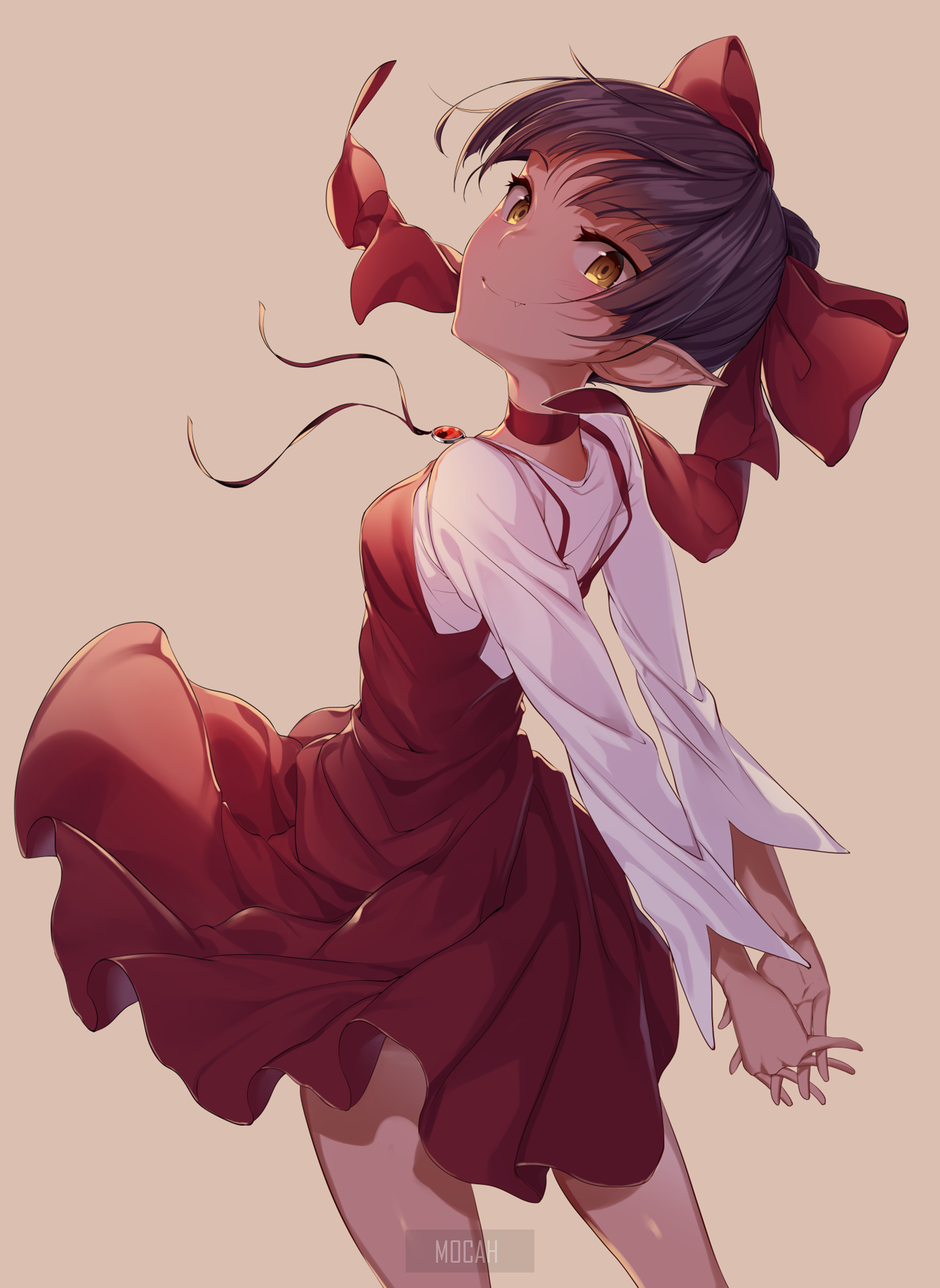 Neko-Musume from GeGeGe no Kitarou HD Phone Wallpaper
