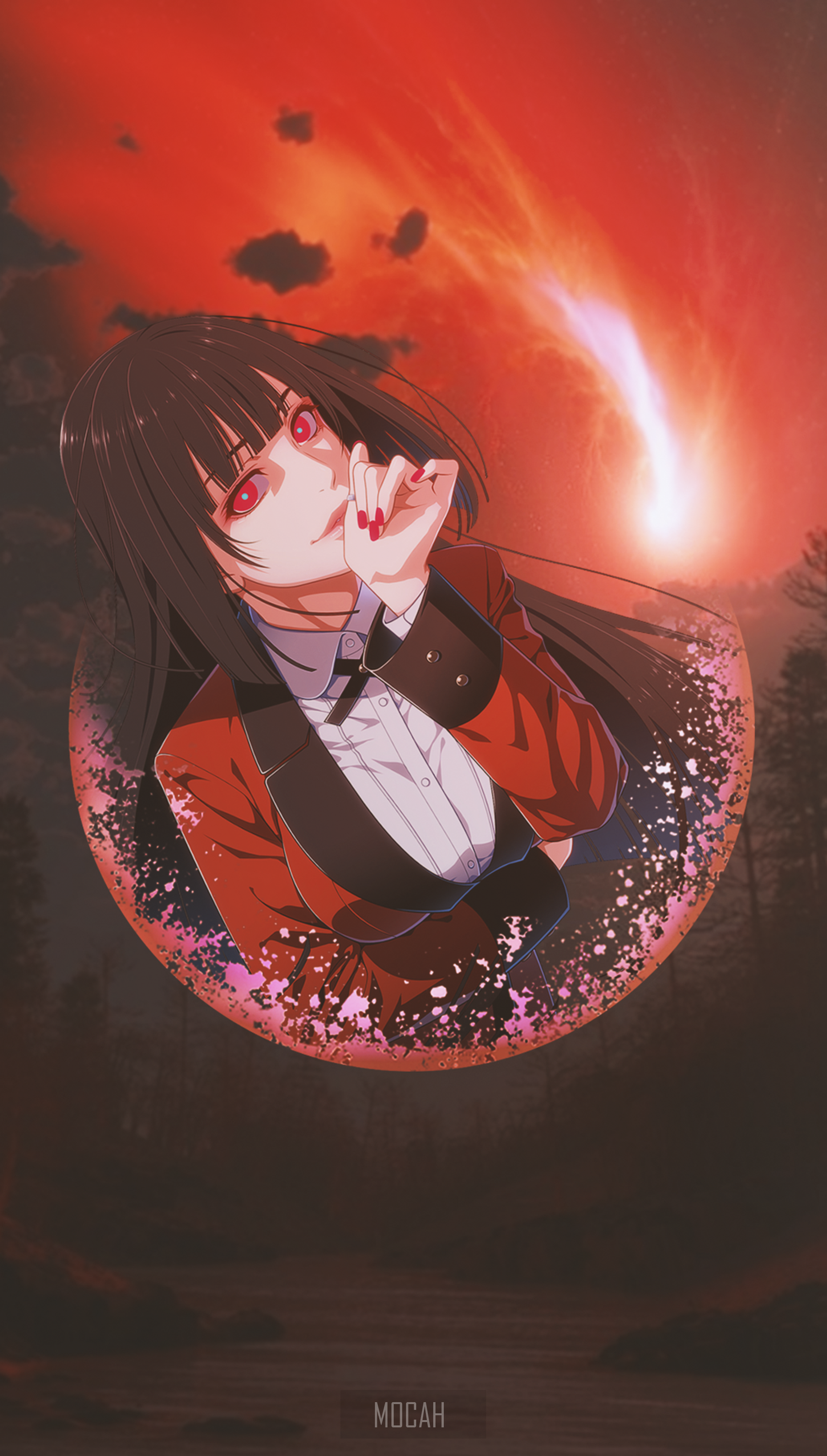 Yumeko Jabami from Kakegurui HD Phone Wallpaper