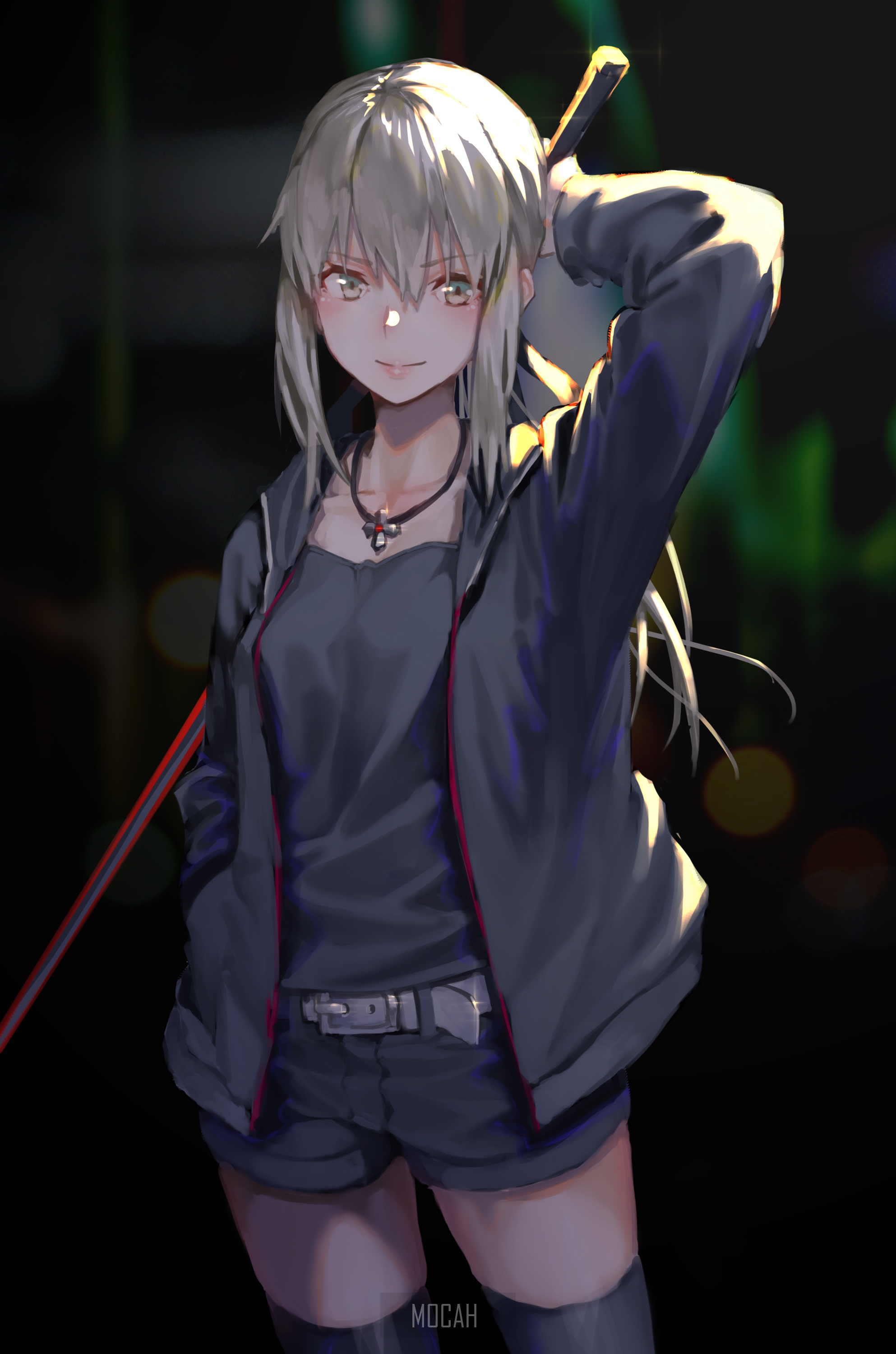 Saber Alter from Fate/Grand Order HD Phone Wallpaper
