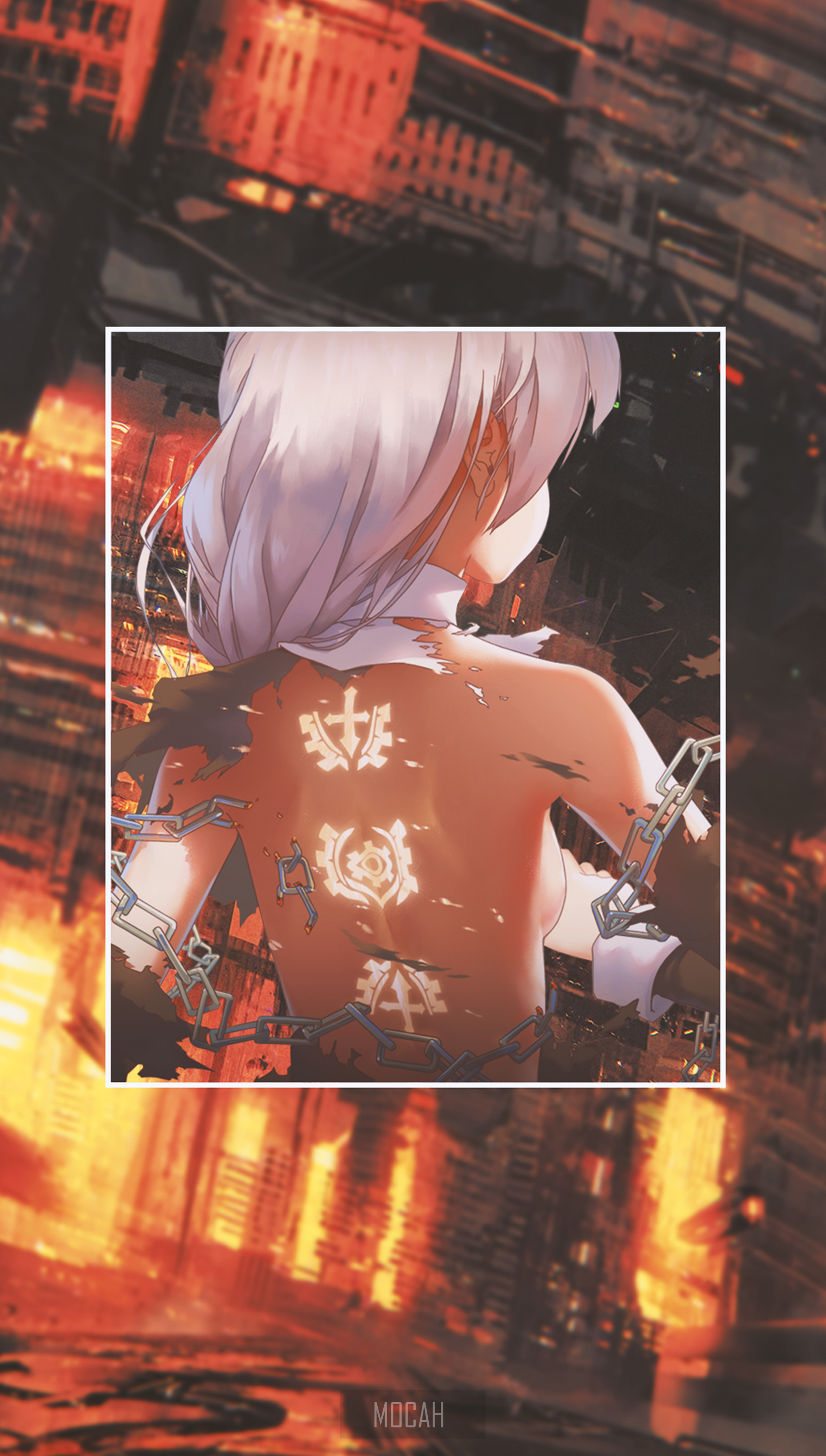 Theresa Apocalypse from Honkai Impact 3rd with chains HD Phone Wallpaper