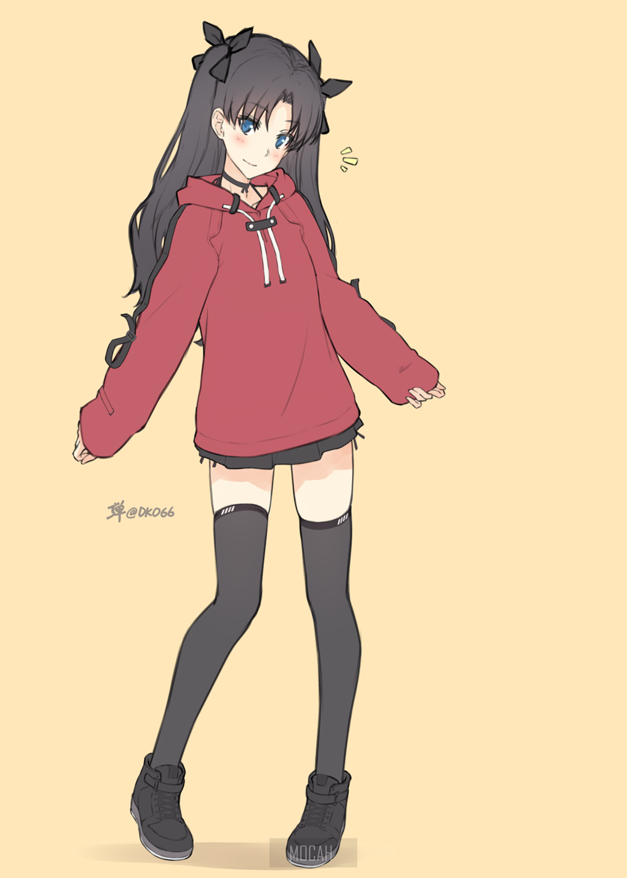 Rin Tohsaka from Fate/Stay Night HD Phone Wallpaper