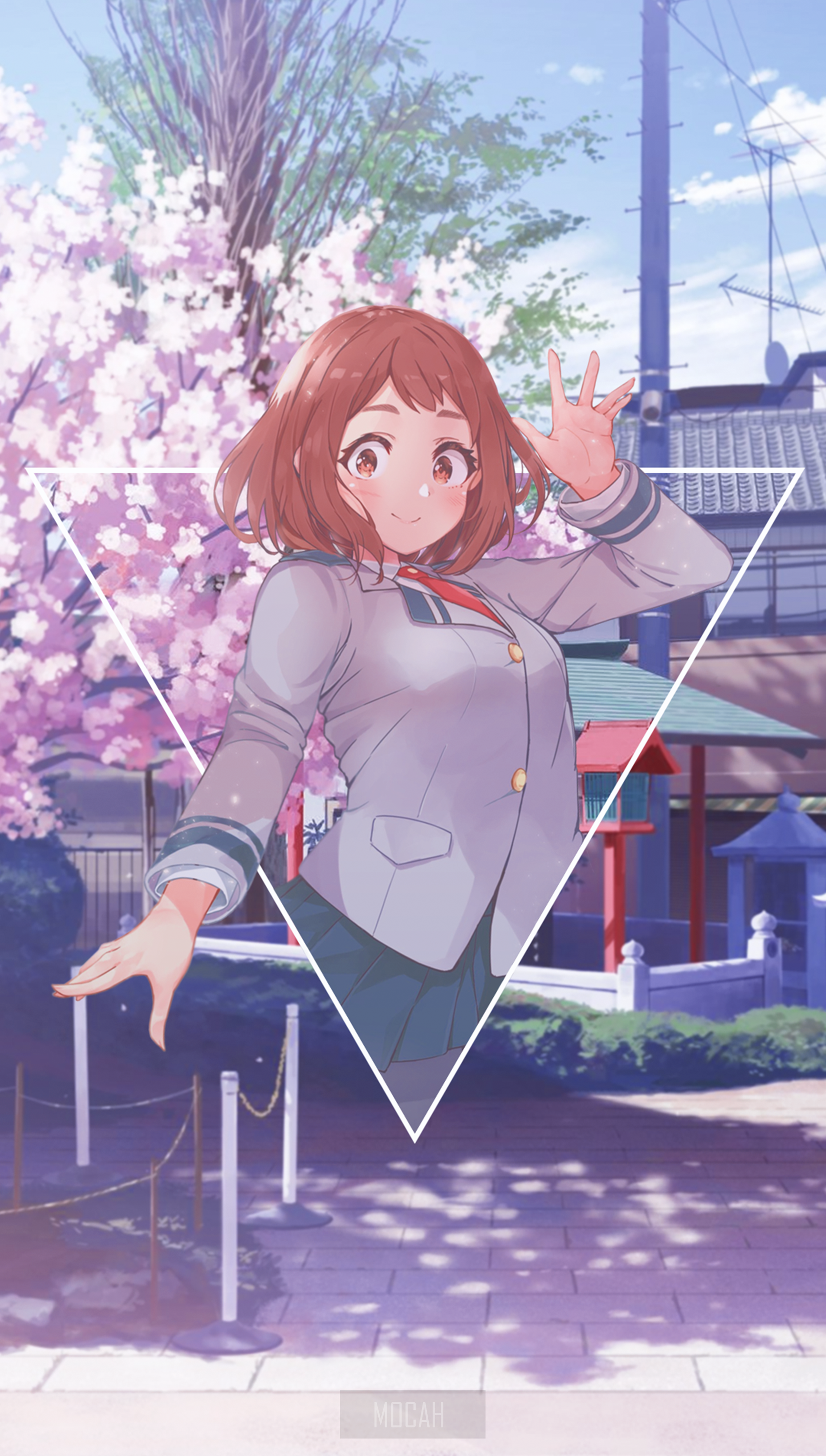 Ochaco Uraraka from My Hero Academia HD Phone Wallpaper