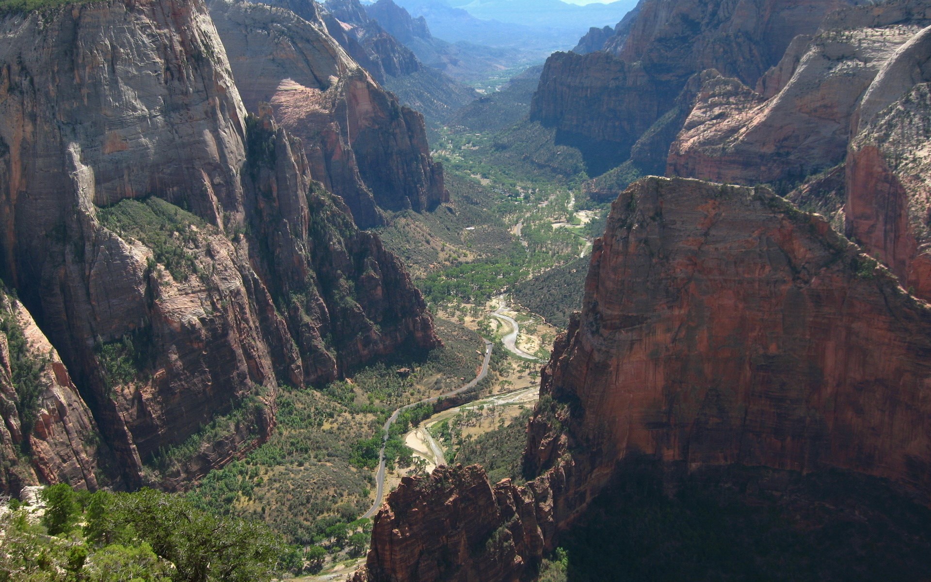 Zion National Park Canyon View HD Wallpaper