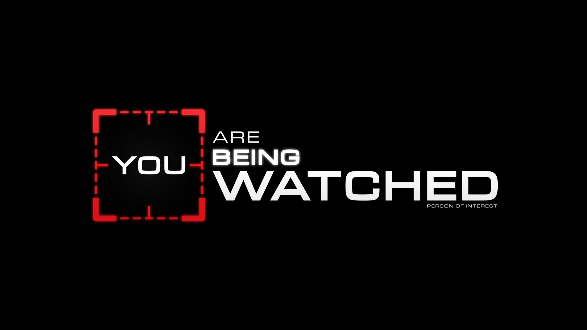 Person of Interest TV Series Title Card HD Wallpaper