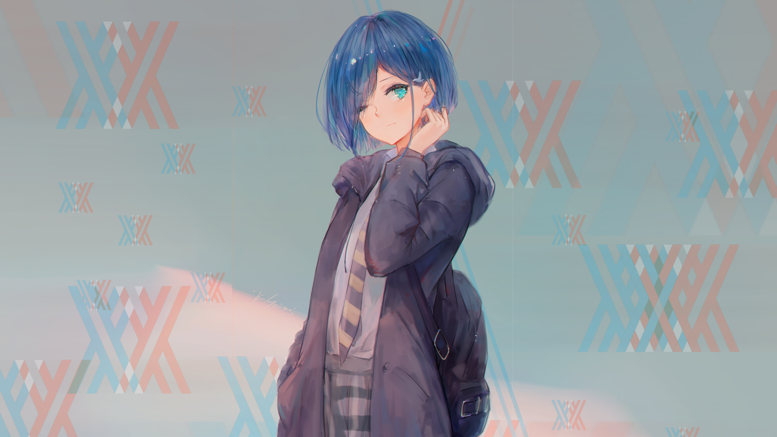 Ichigo from Darling in the FranXX HD Wallpaper