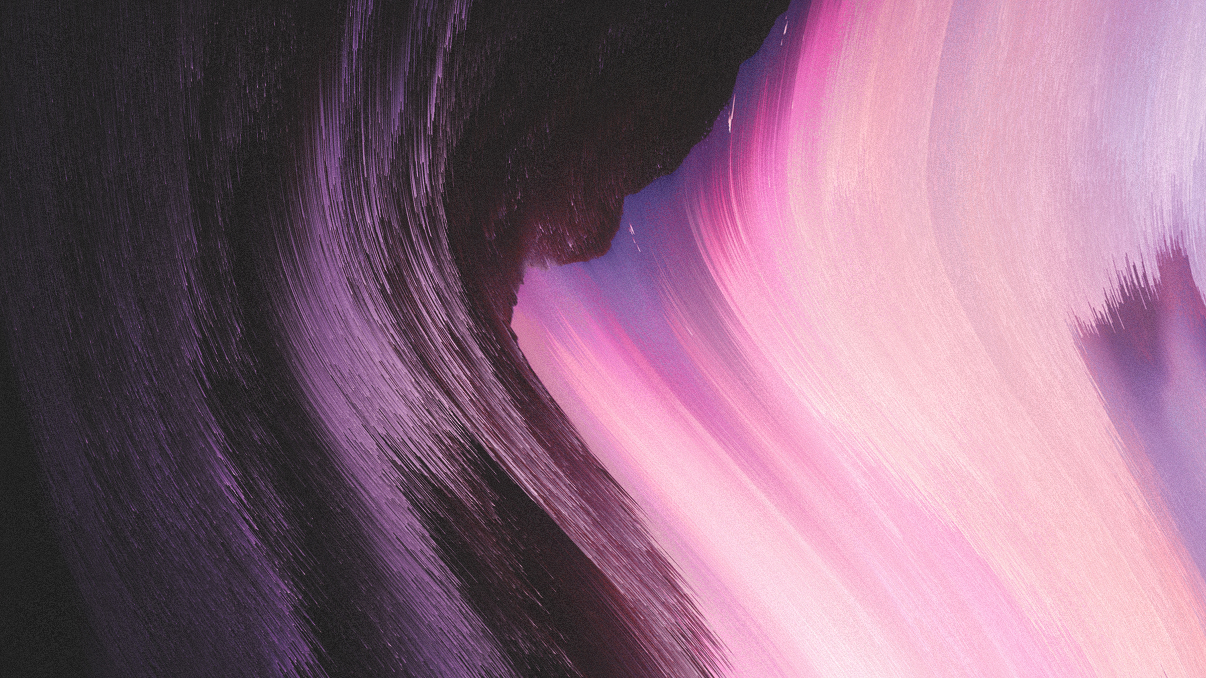 Abstract pixel sorting with purple and pink lines HD Wallpaper
