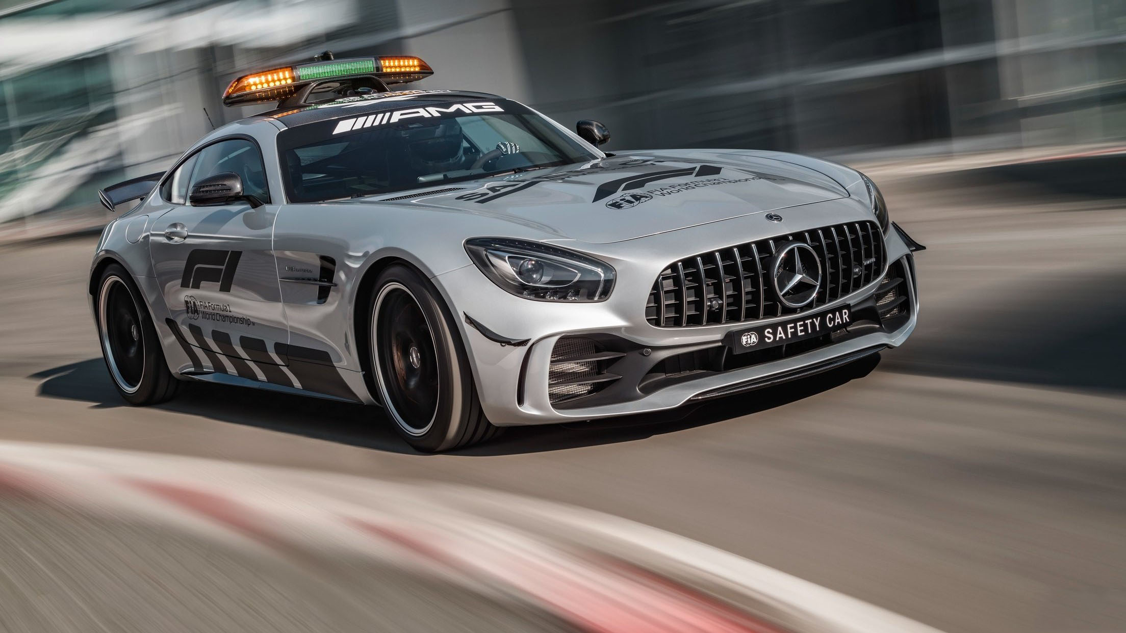 Mercedes-AMG GT Formula 1 Safety Car on Track HD Wallpaper