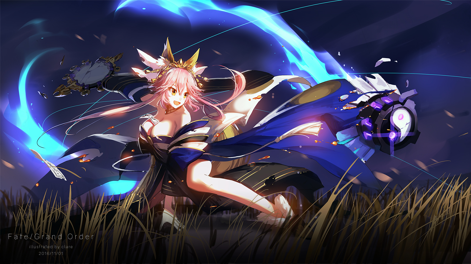 Tamamo no Mae from Fate/Grand Order HD Wallpaper