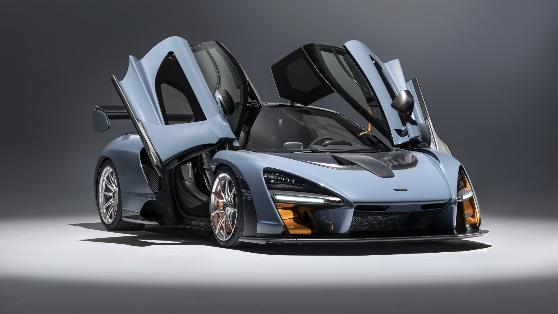McLaren Senna Victory Grey Supercar HD Wallpaper
