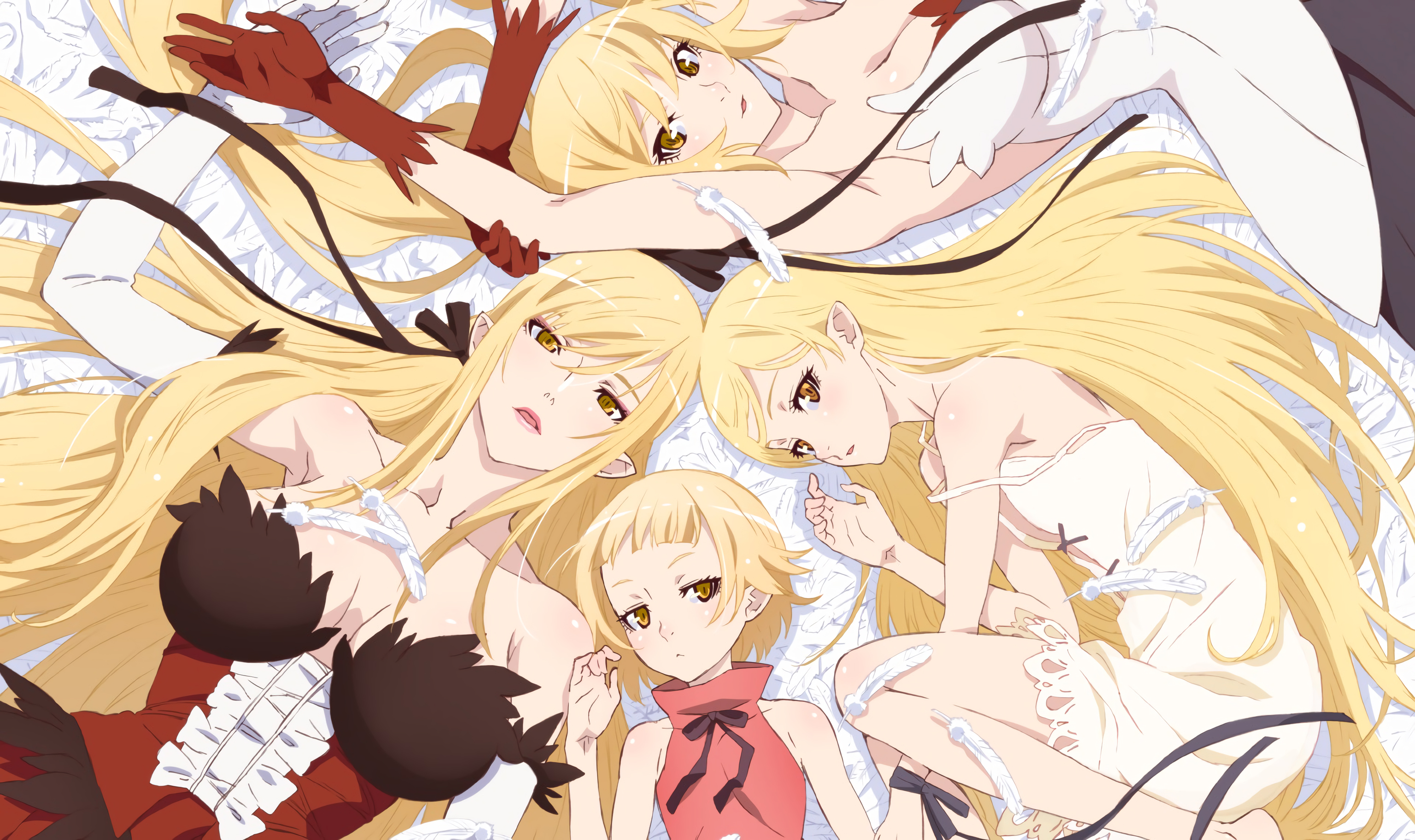 Oshino Shinobu from Monogatari Series HD Wallpaper