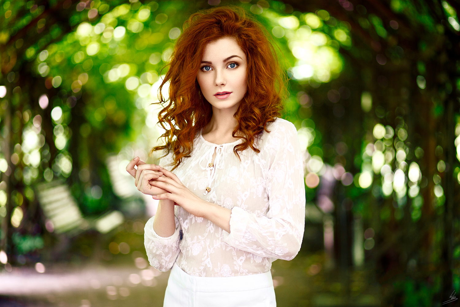 Margarita Petrusenko, a redhead model HD Wallpaper