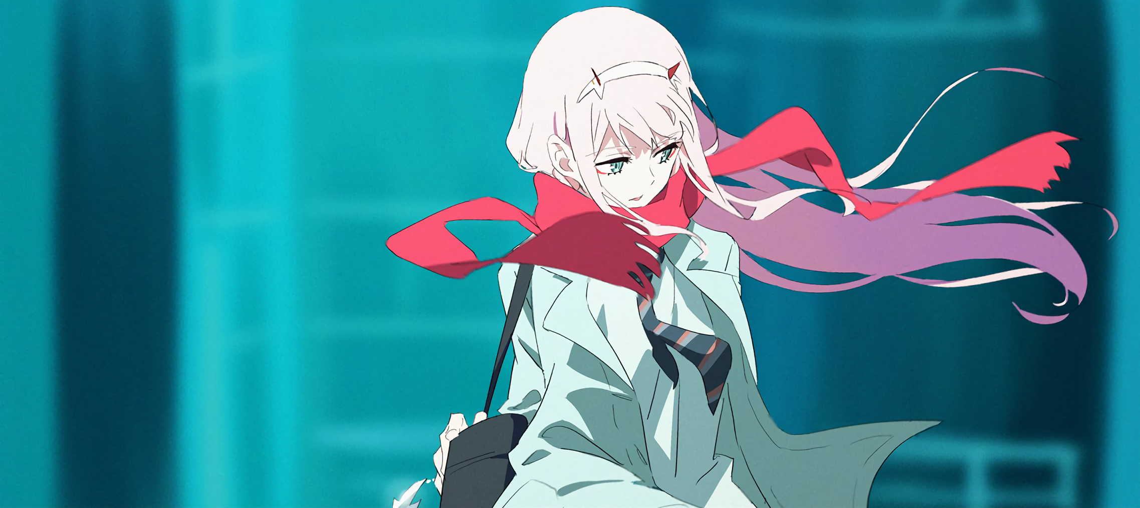 Zero Two from Darling in the FranXX HD Wallpaper