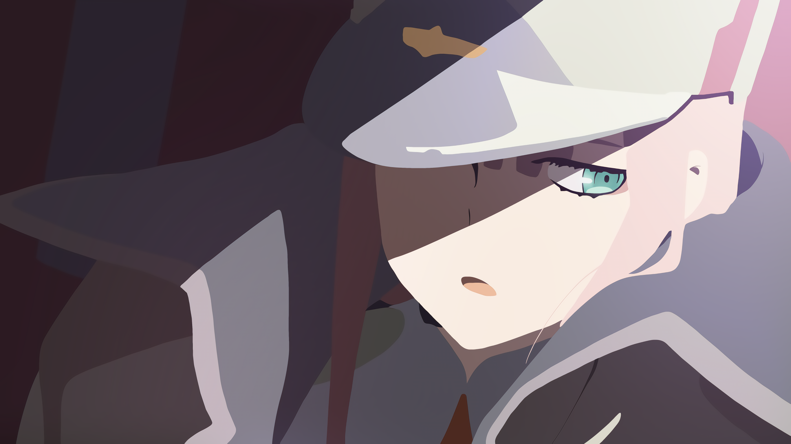 Zero Two from Darling in the FranXX HD Wallpaper